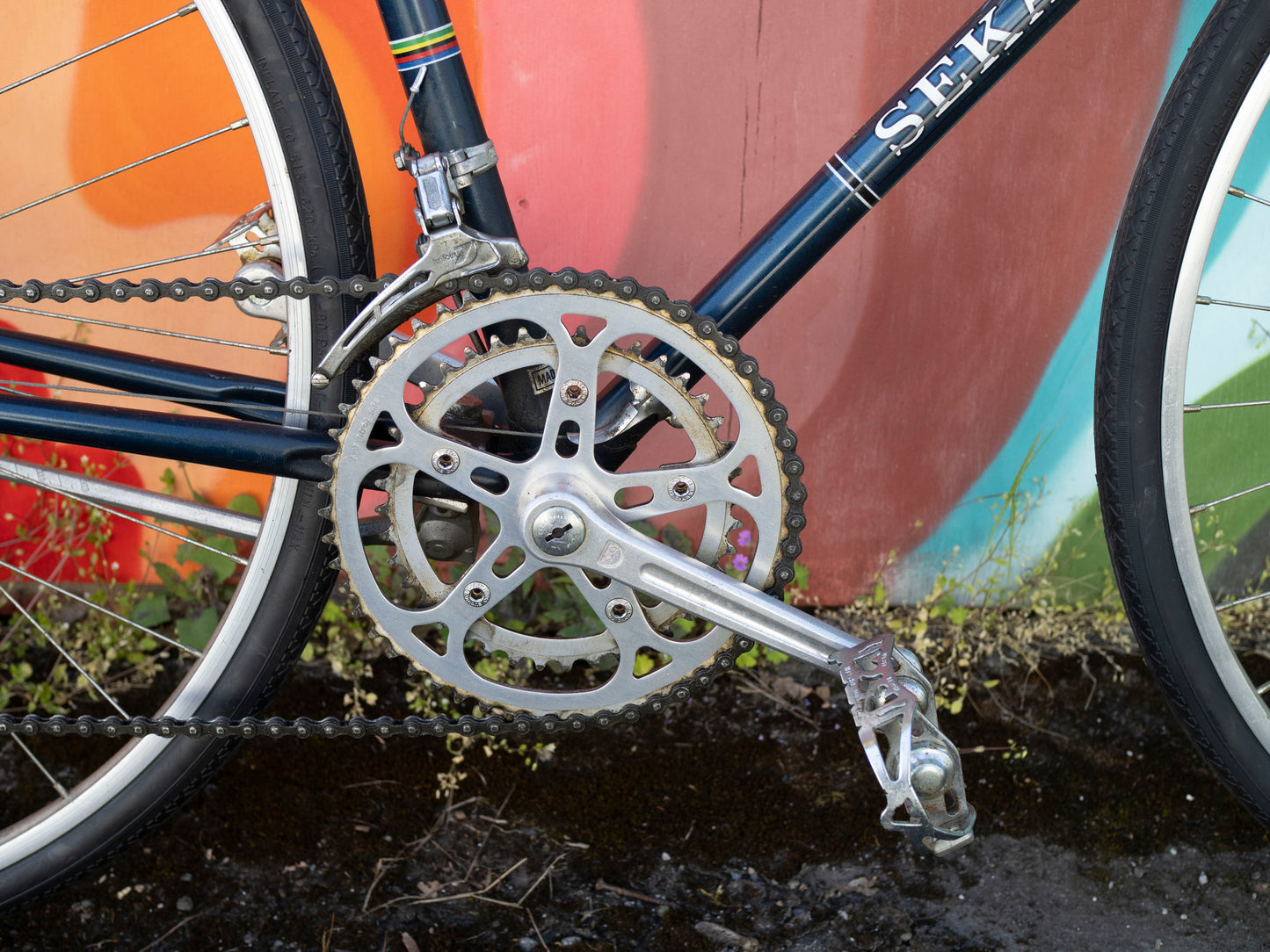 1979 Sekai Limited 2400 Vintage Road Bike, Dark Blue Shimmer, 52cm