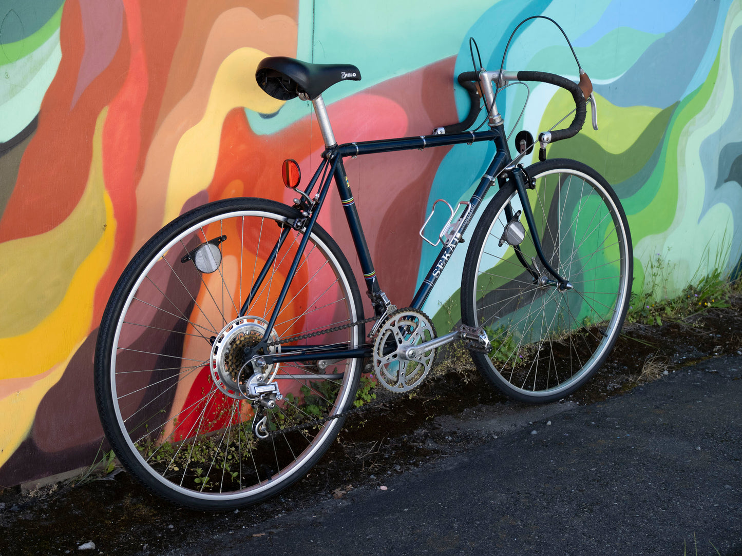 1979 Sekai Limited 2400 Vintage Road Bike, Dark Blue Shimmer, 52cm