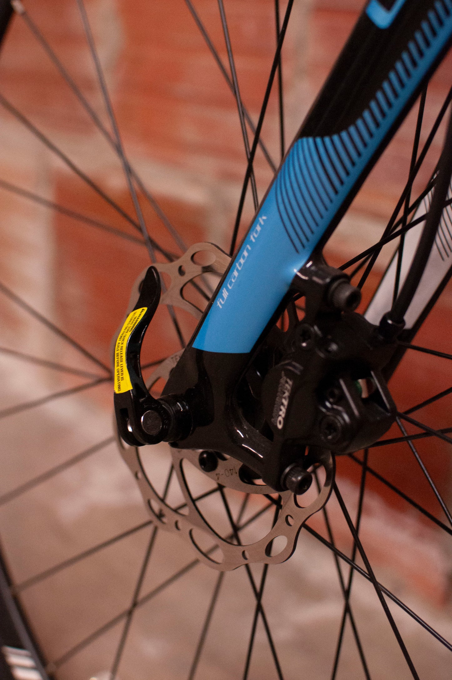 Livall Mustang Carbon Smart Cyclocross Bike, Black and Blue, 47 cm