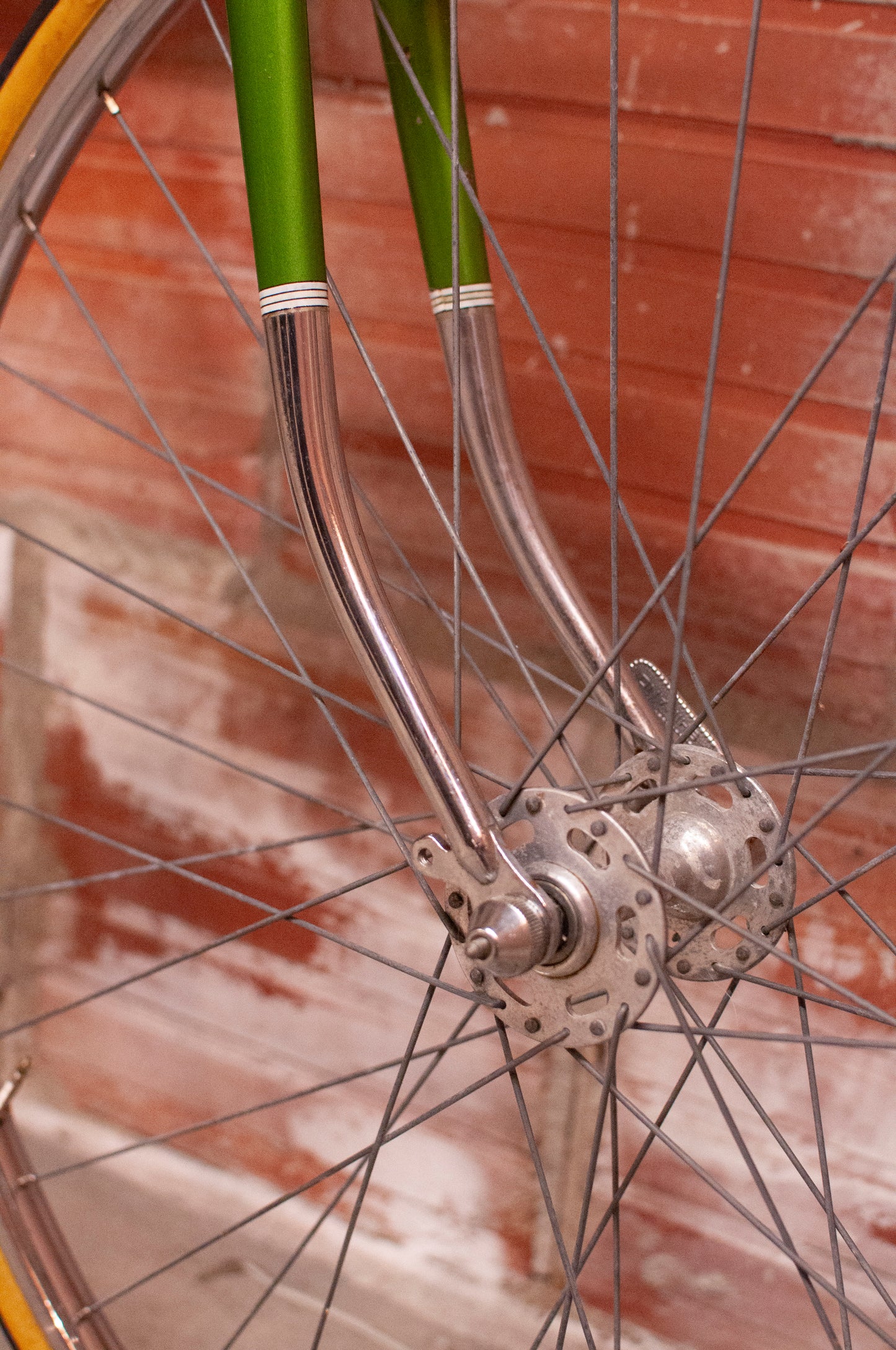 Raleigh Grand Prix Vintage Road Bike, 59 cm/XL, Green, gold and black