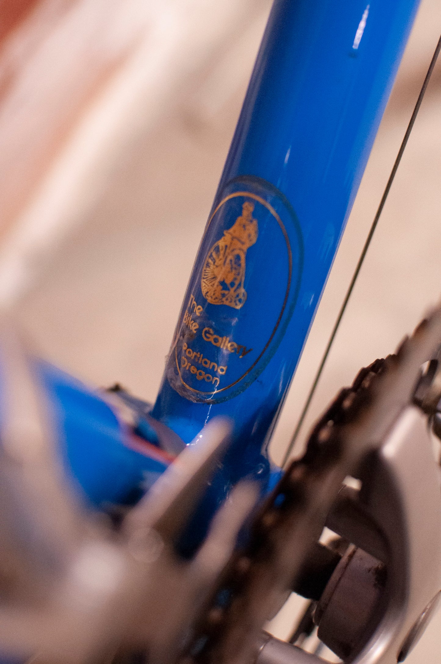 Trek 1100 Aluminum Road Bike, 61 cm/XL, Blue and Yellow