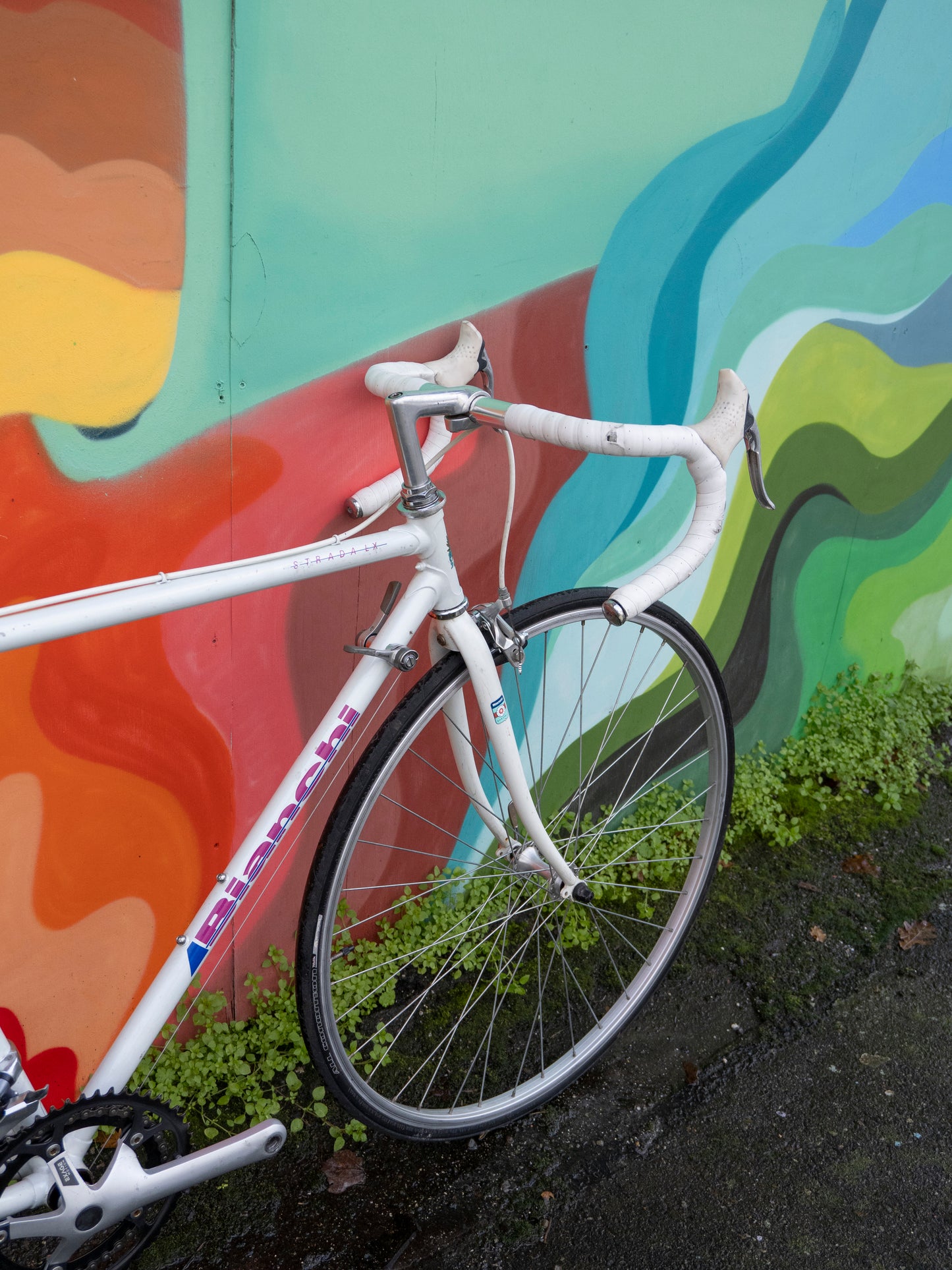 Bianchi Strada LX Vintage Road Bike - 51 cm/small frame - white