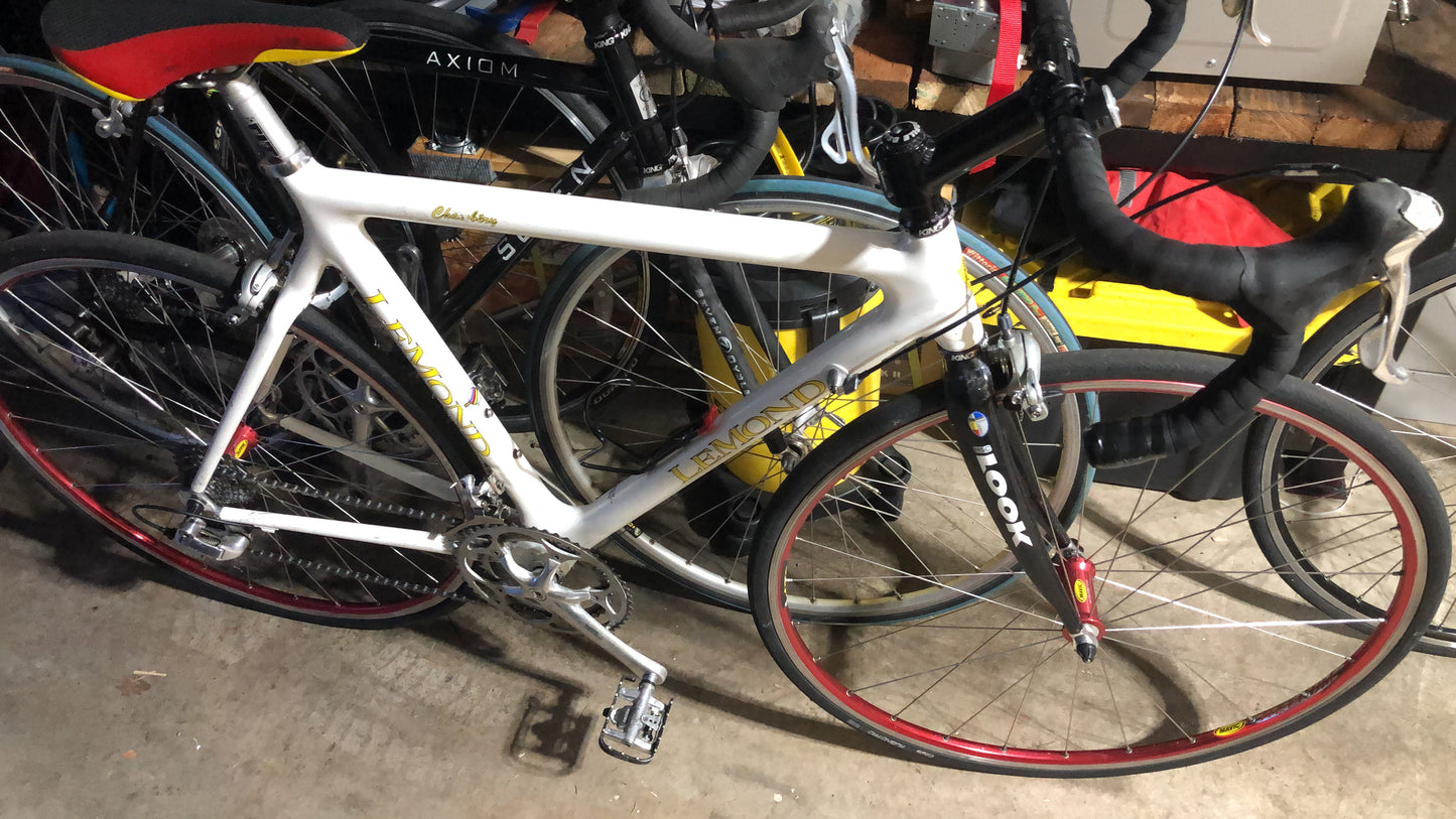 Lemond Chambéry Carbon Road Racing Bike, White, Medium