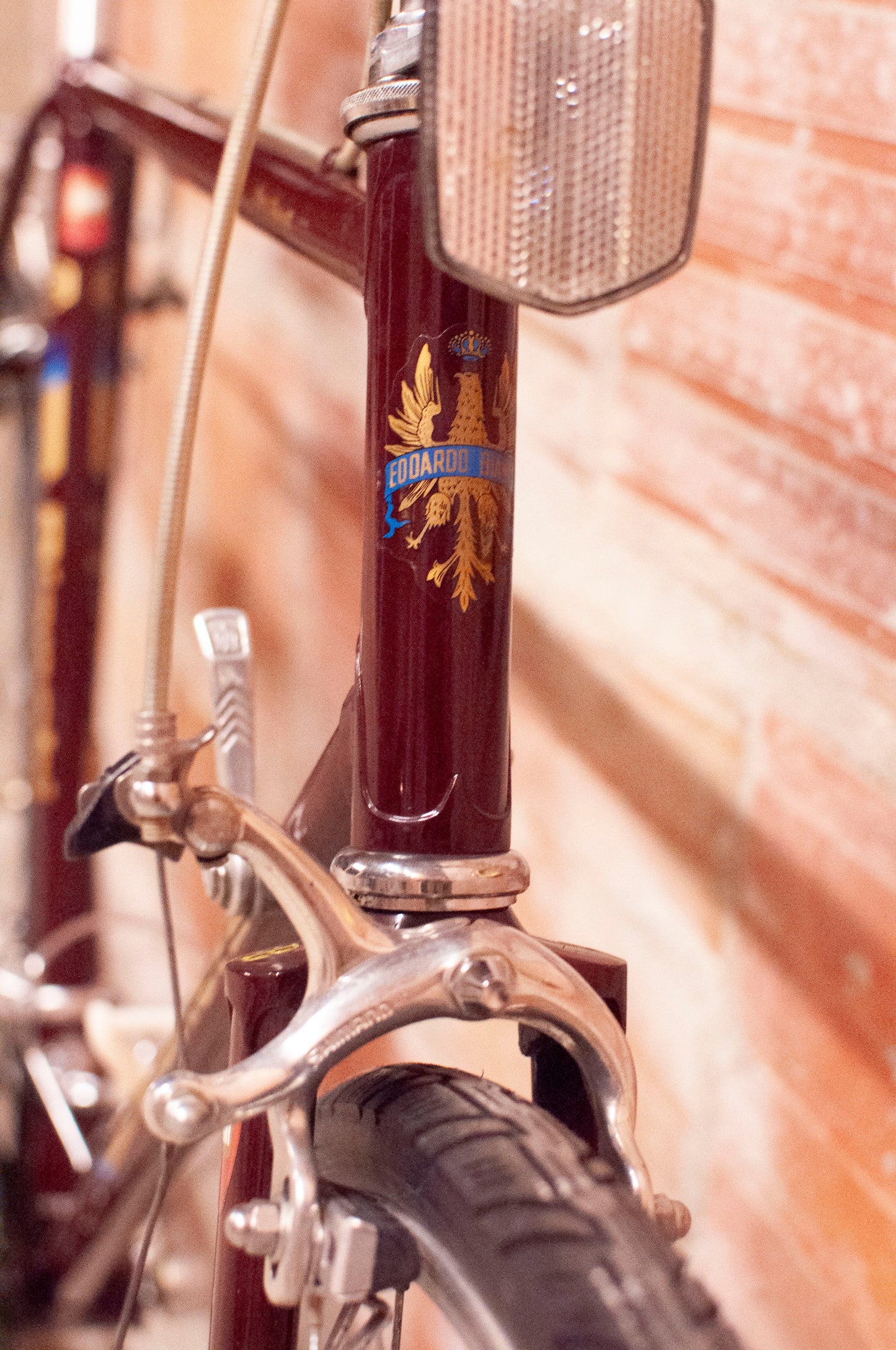 Bianchi San Remo Vintage city bike - 56 cm frame - Brown with gold and blue accents