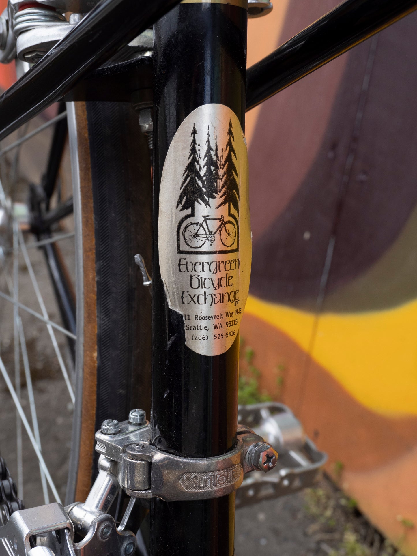 Takara Mixte Vintage Road Bike, Black, 19 in