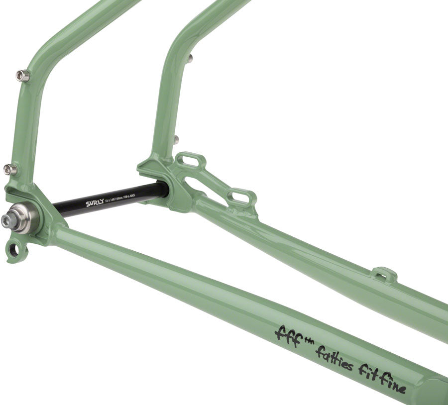 Surly Ghost Grappler Frameset, Medium, Sage Green