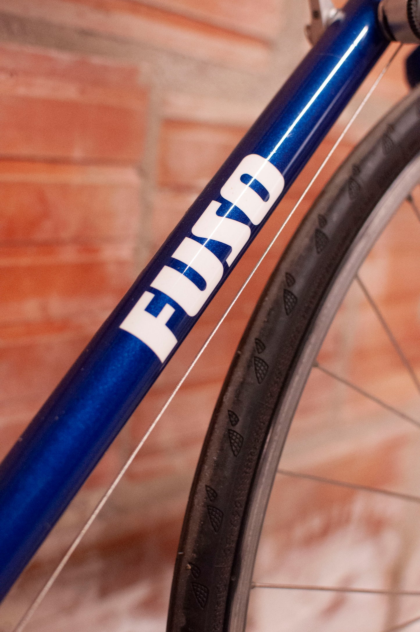 Fuso FRX premium vintage road bike - 64 cm frame - metallic blue