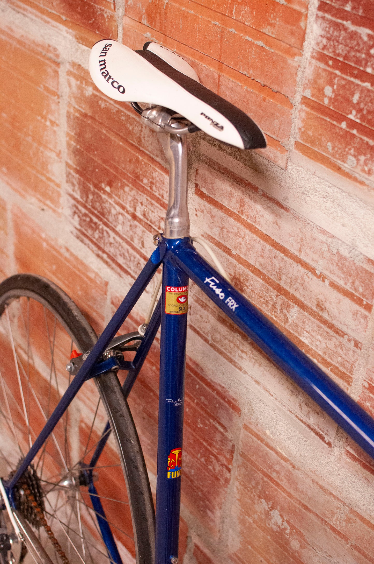 Fuso FRX premium vintage road bike - 64 cm frame - metallic blue