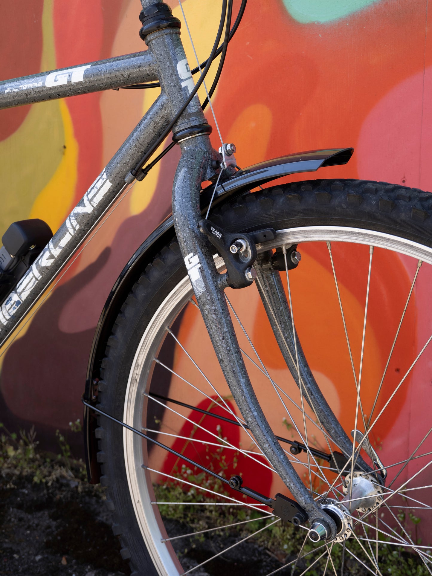 GT All Terra Timberline 90’s MTB, Speckled Grey, 42cm/Small
