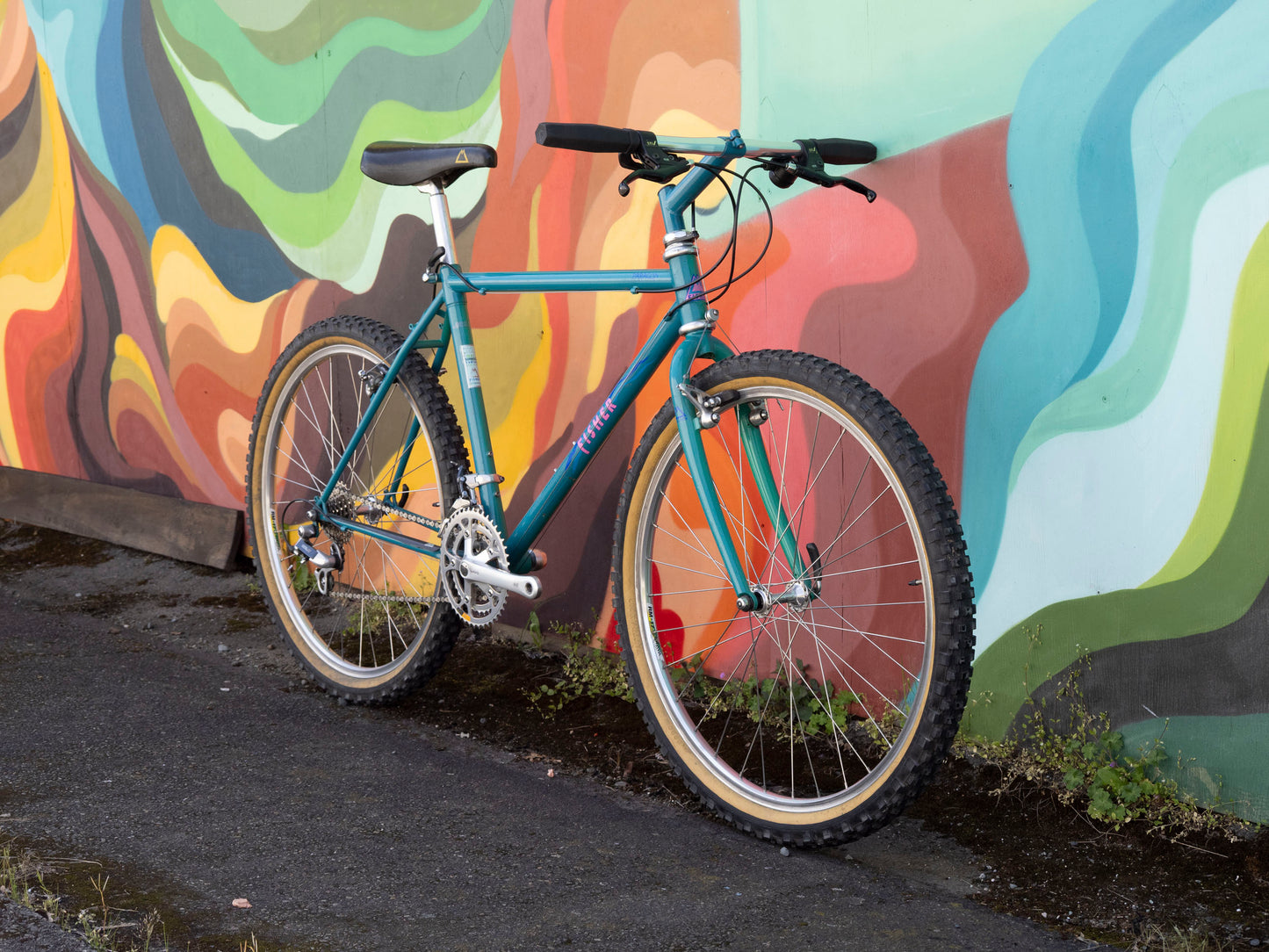 1990 Gary Fisher Paragon, all original, Teal, Blue & Pink, 47cm