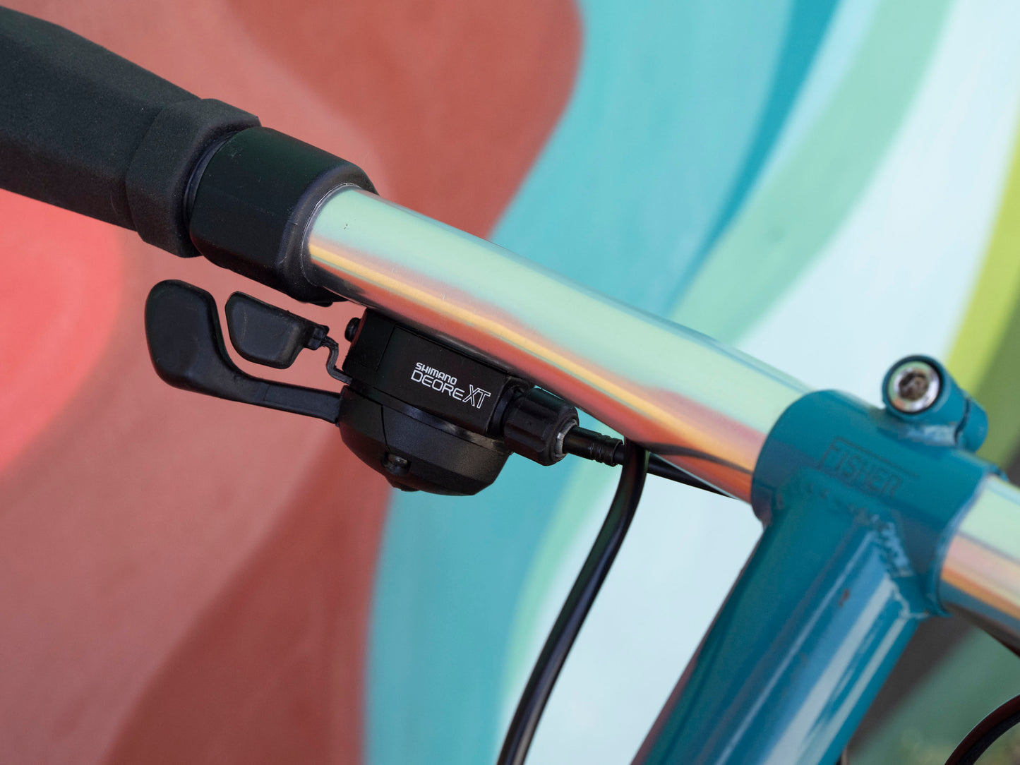 1990 Gary Fisher Paragon, all original, Teal, Blue & Pink, 47cm