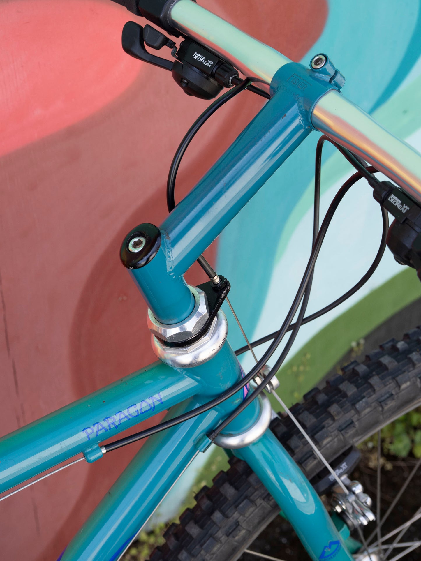 1990 Gary Fisher Paragon, all original, Teal, Blue & Pink, 47cm