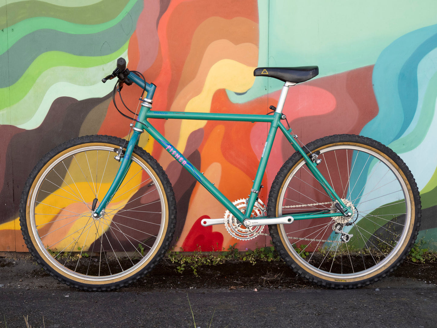 1990 Gary Fisher Paragon, all original, Teal, Blue & Pink, 47cm