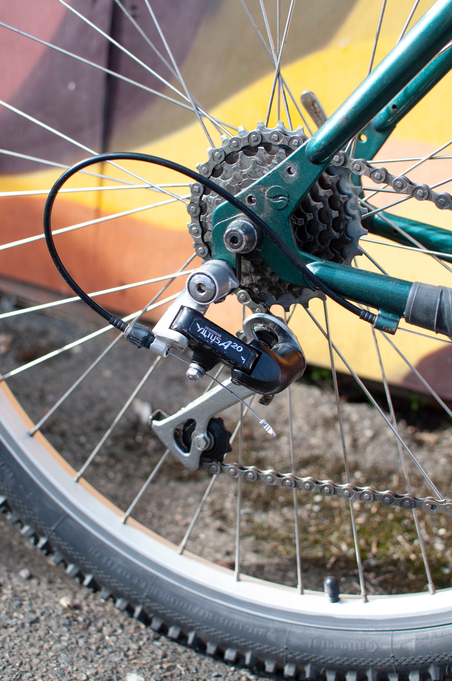 1994 Giant All Terrain Cruiser Bike, Green & Black, 50cm/Medium