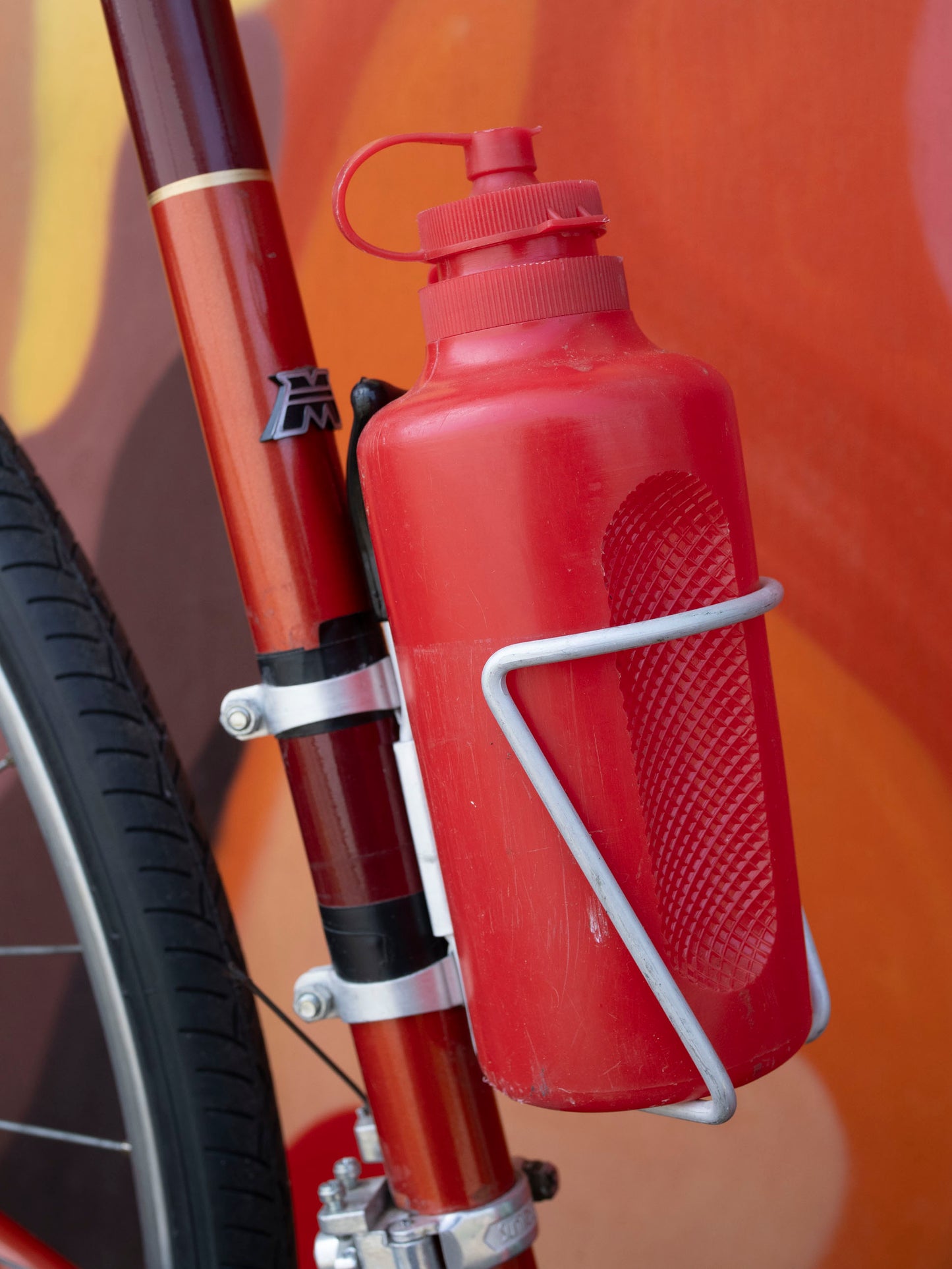 Vintage Motobecane Super Mirage Touring Bike, Red & Gold, 58cm