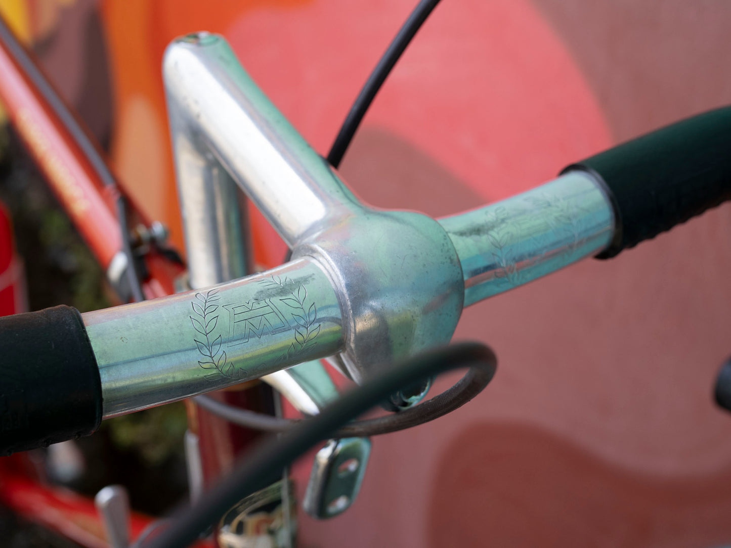 Vintage Motobecane Super Mirage Touring Bike, Red & Gold, 58cm