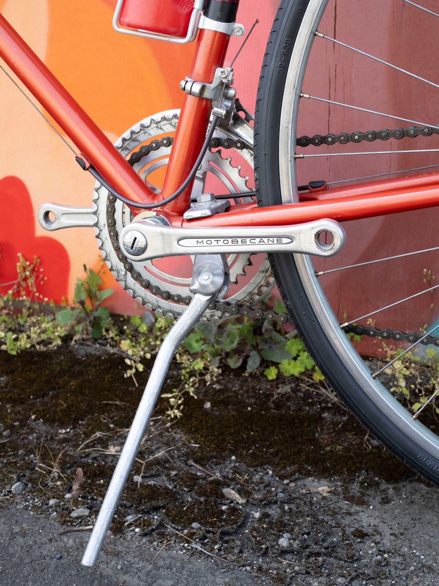 Vintage Motobecane Super Mirage Touring Bike, Red & Gold, 58cm