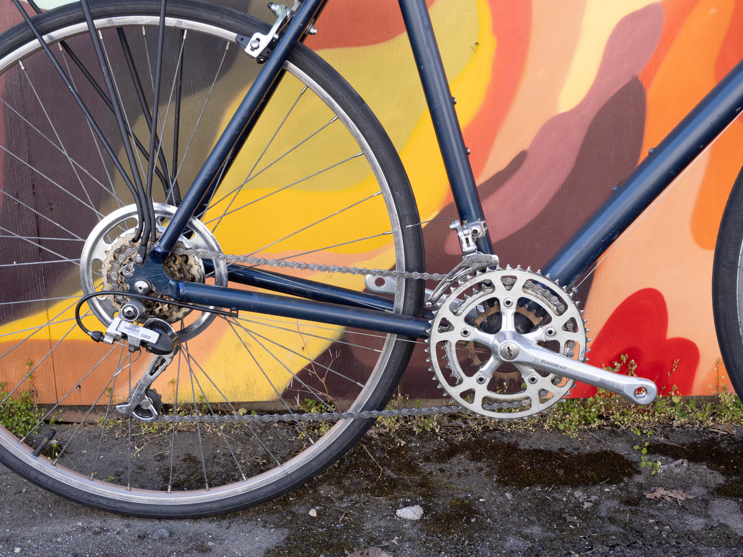 Cannondale aluminum commuter bike, navy blue, 58cm/Large
