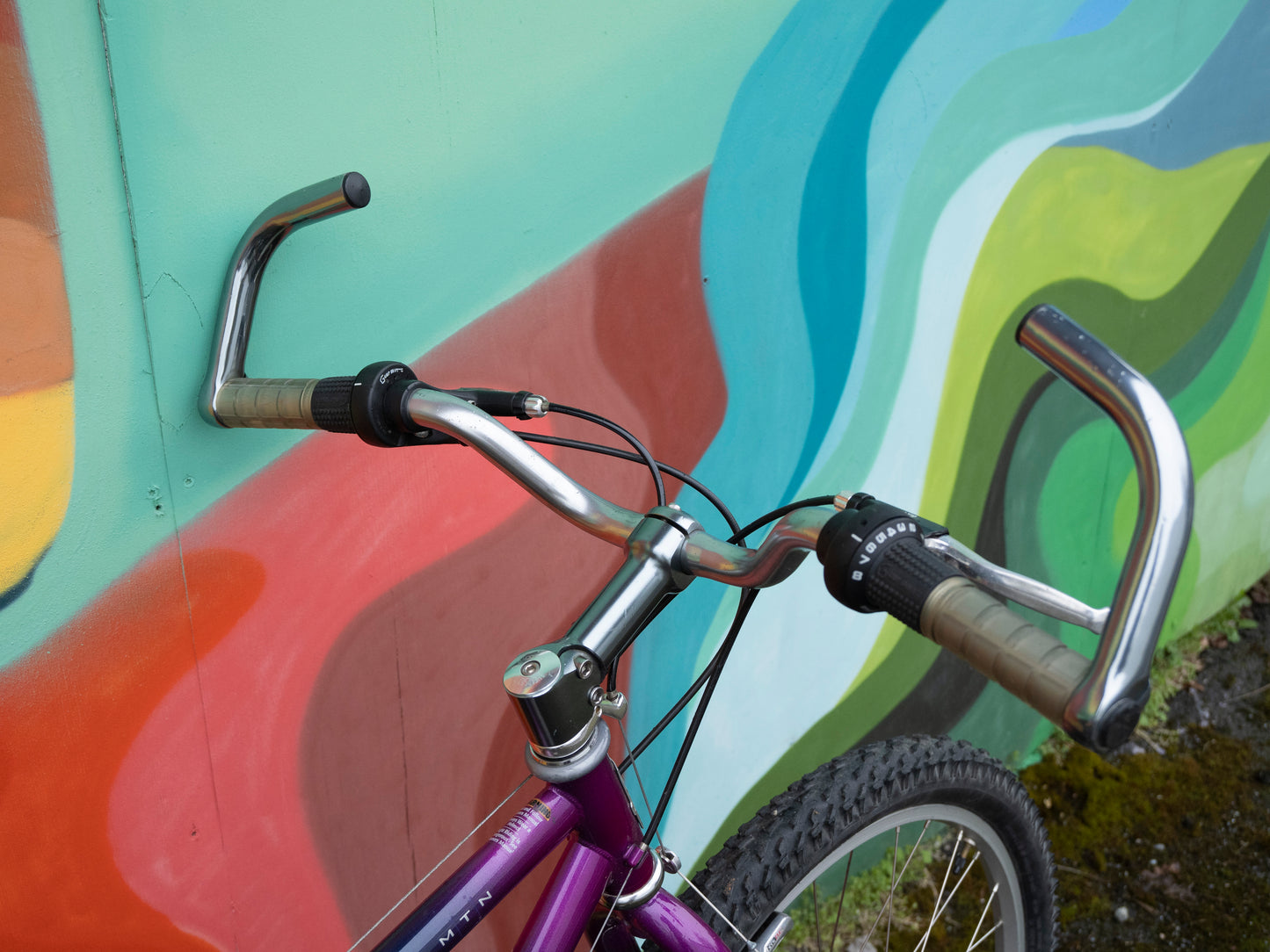 Nishiki Cascade Early 90s MTB, purple & teal, 16in/40cm/XXS