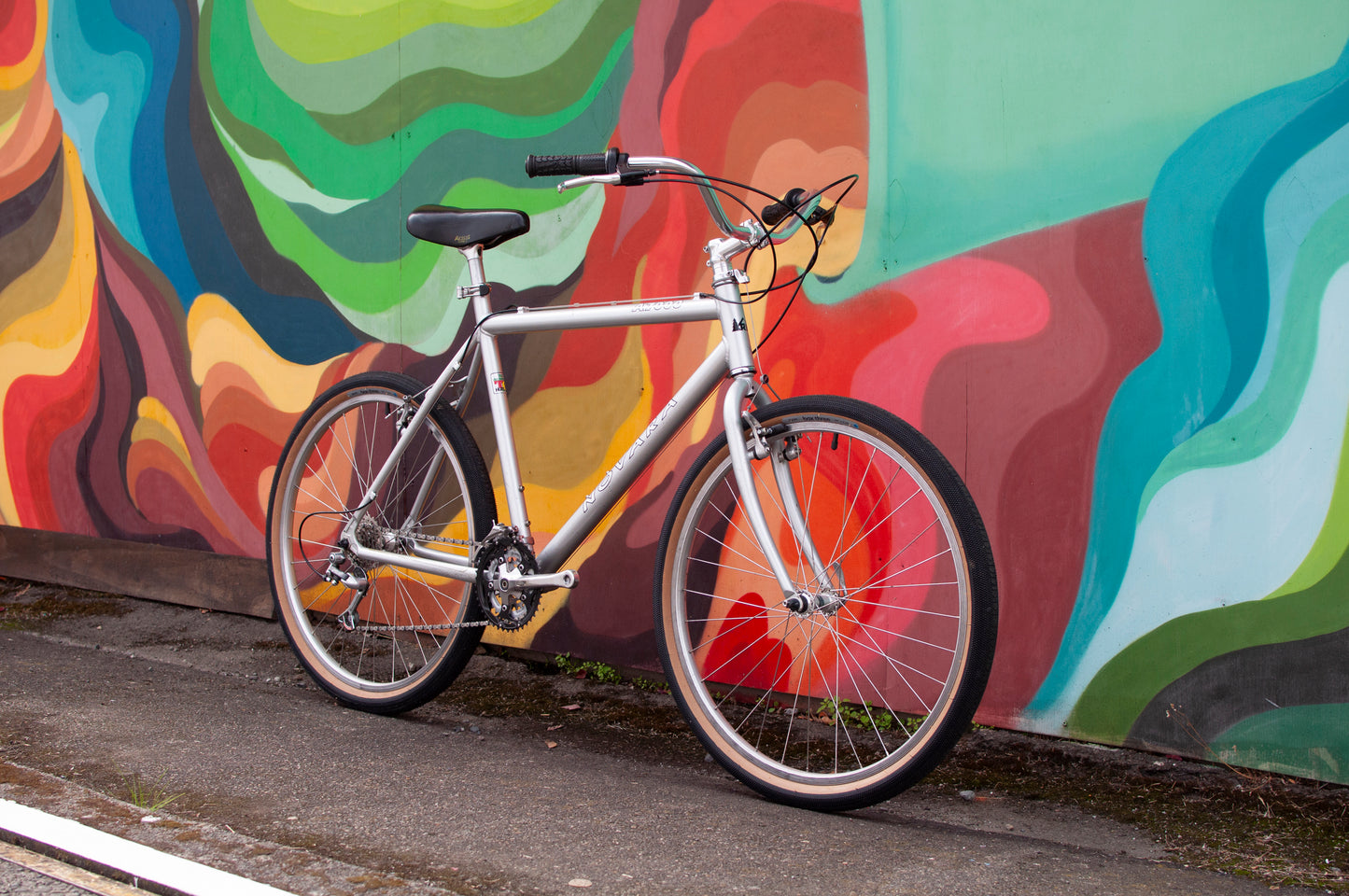 Late 90's REI Novara A7000 Aluminum All-Terrain Bike, Silver, Medium/53cm