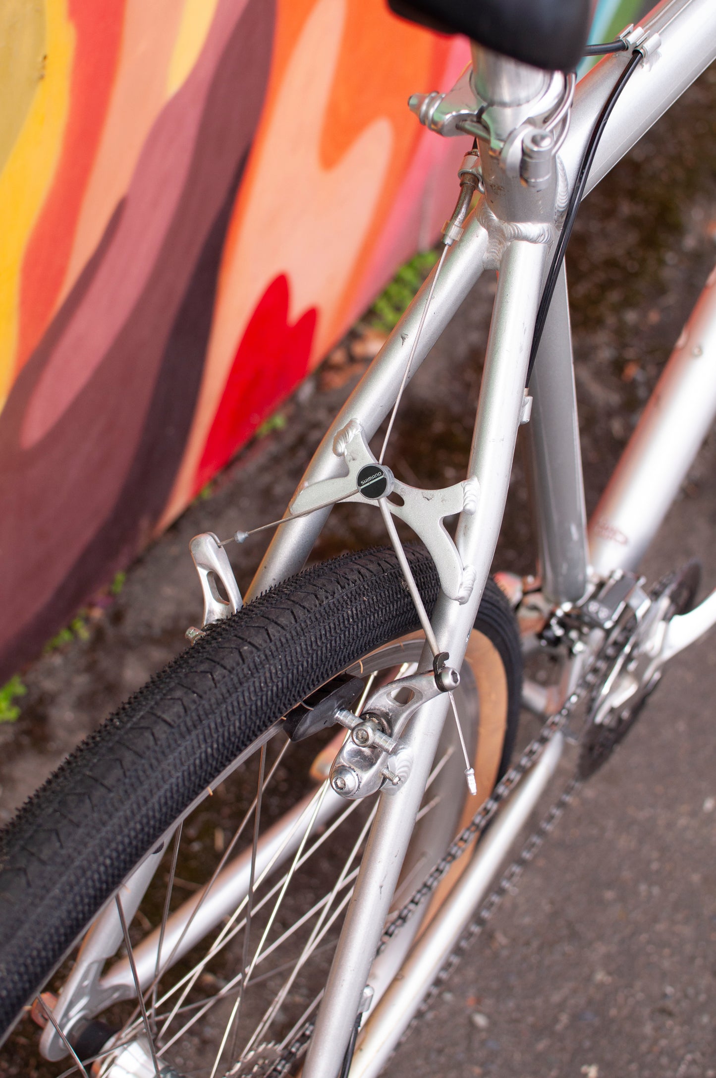 Late 90's REI Novara A7000 Aluminum All-Terrain Bike, Silver, Medium/53cm