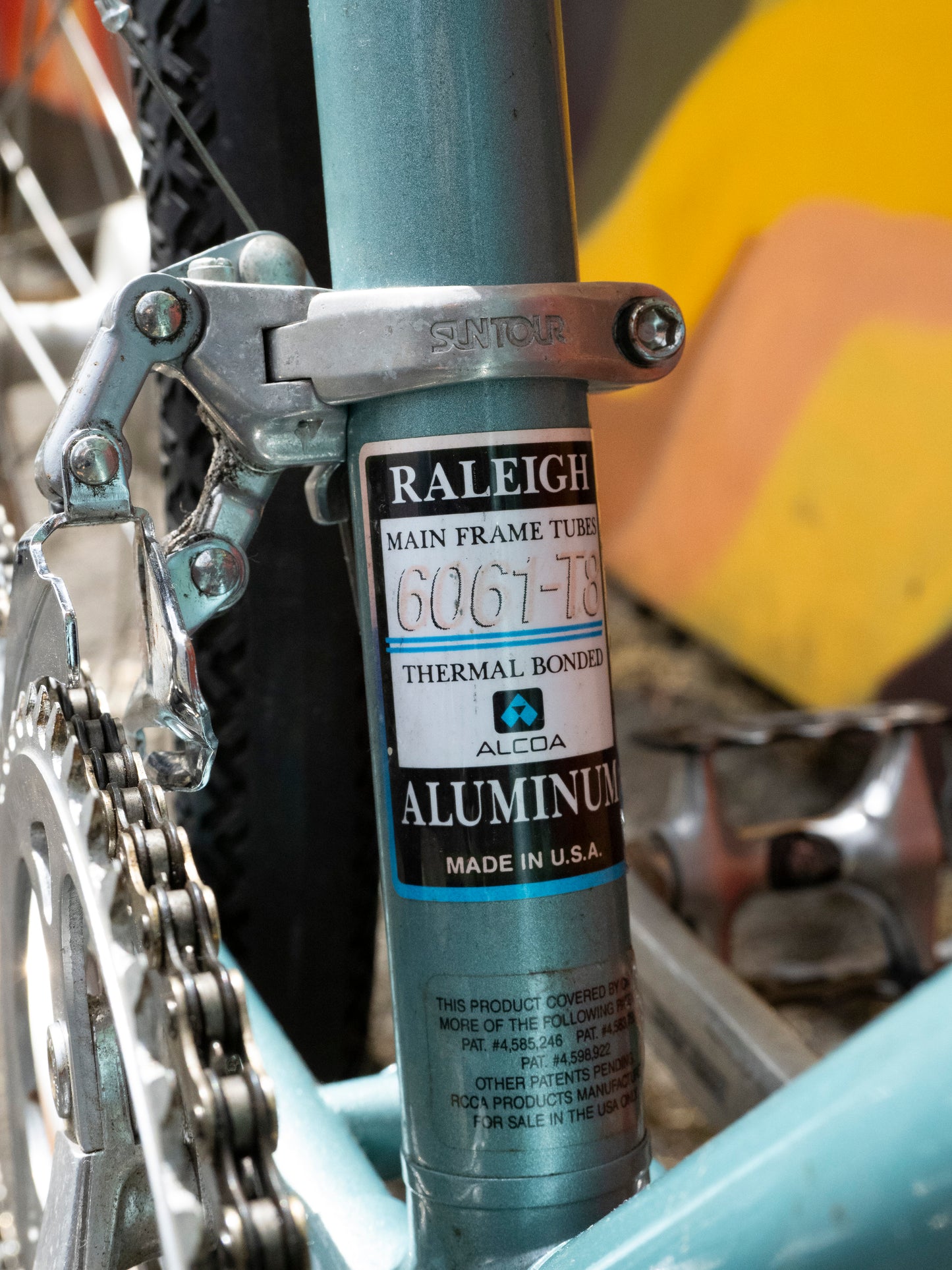 Raleigh CityLite Technium CitySport teal vintage aluminum cruiser bike, made in USA, 49cm/Small