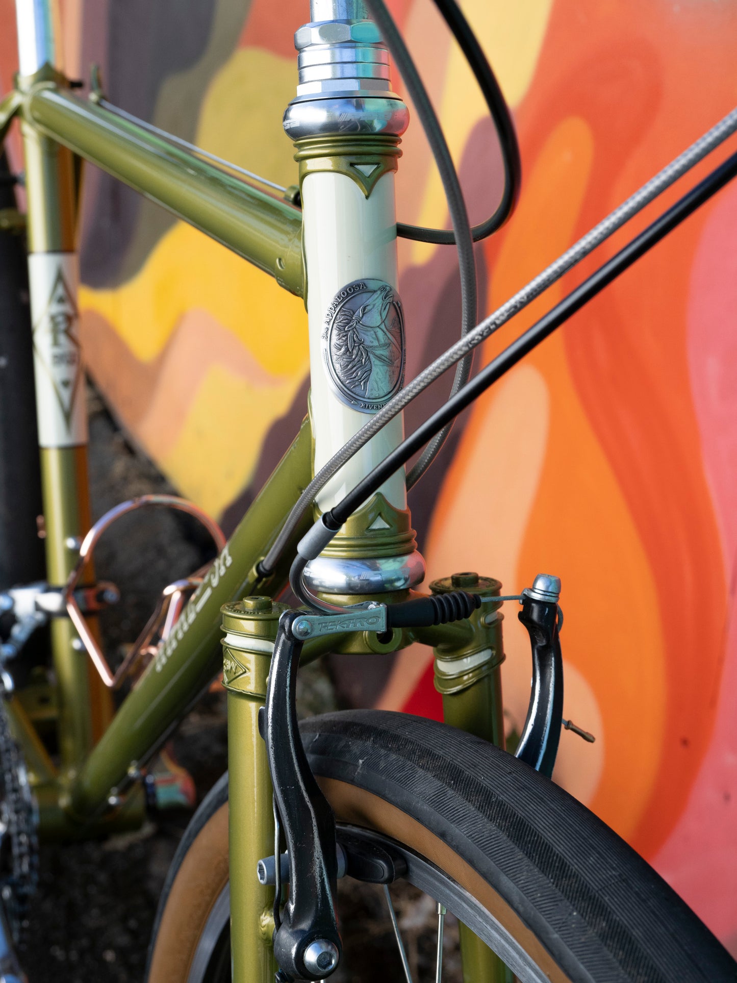 Rivendell Appaloosa All-Terrain Bike, Limeolive Green, 46cm/Small