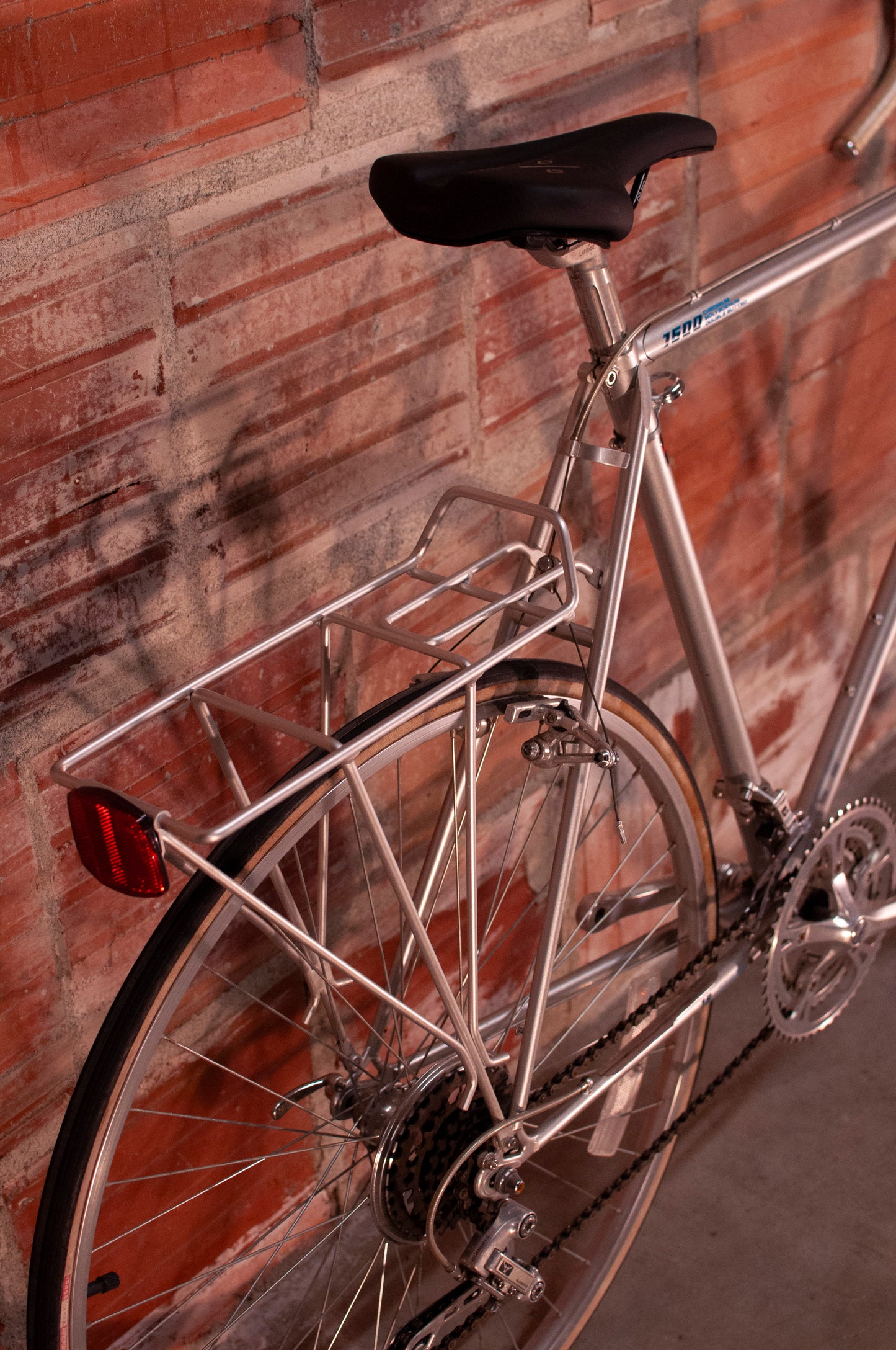 Shogun 1500 vintage touring bike, silver, blue & black, 58cm/Large