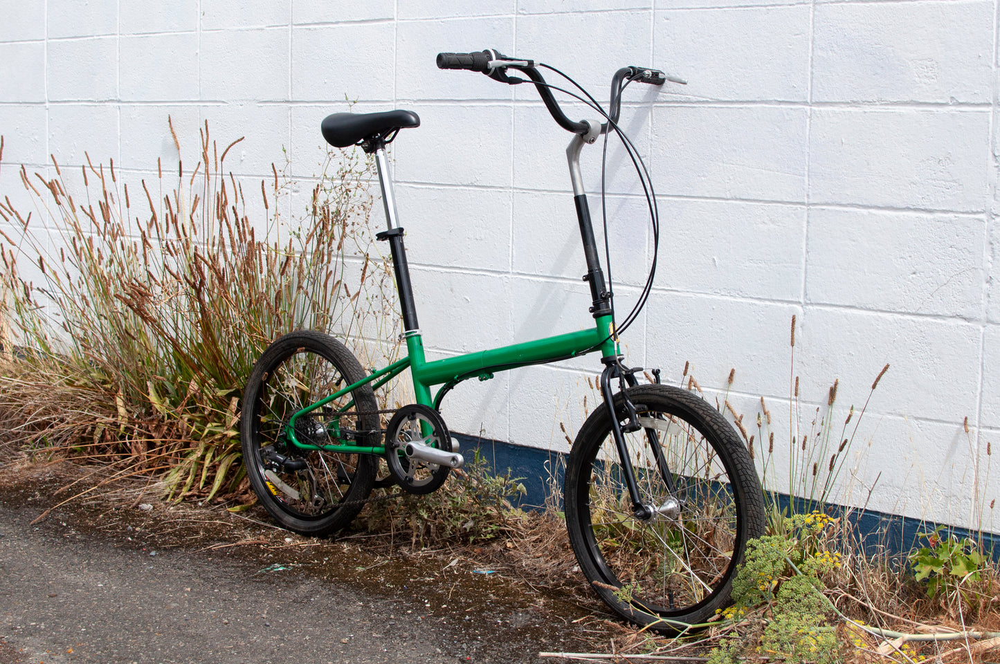 Bike Friday OSATA adjustable size mini velo, green, made in Eugene, OR