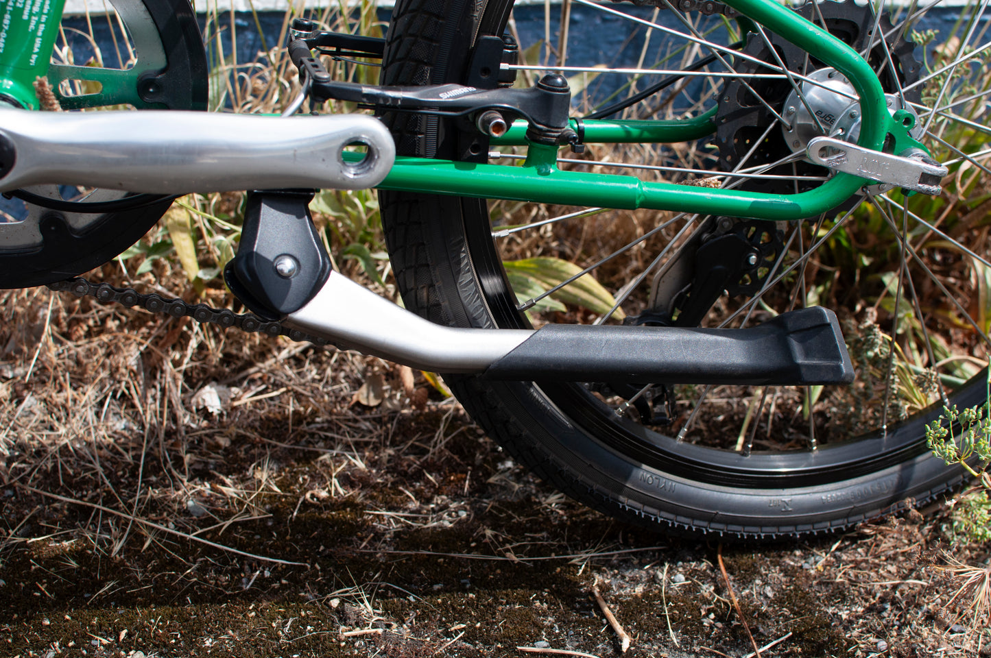 Bike Friday OSATA adjustable size mini velo, green, made in Eugene, OR