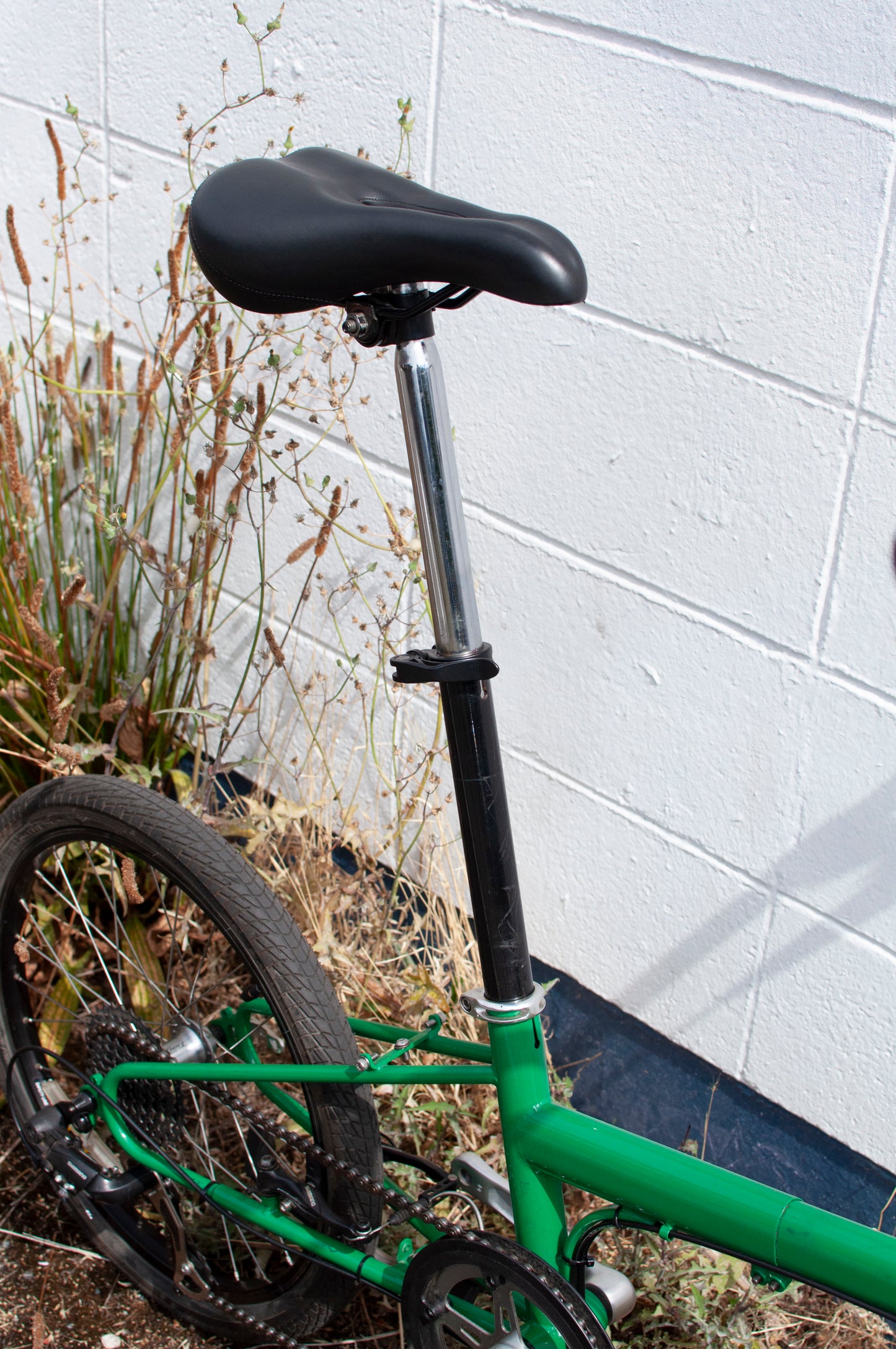Bike Friday OSATA adjustable size mini velo, green, made in Eugene, OR