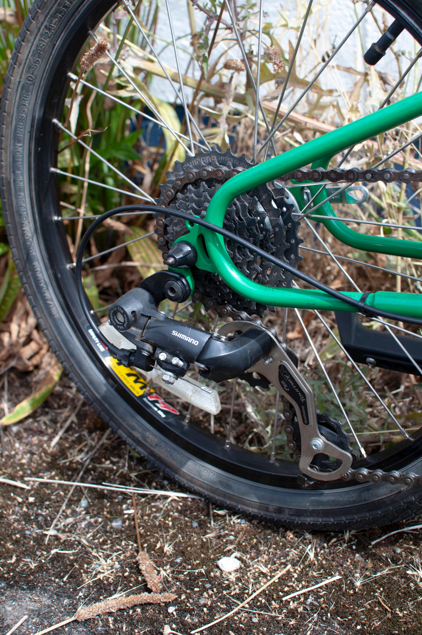Bike Friday OSATA adjustable size mini velo, green, made in Eugene, OR