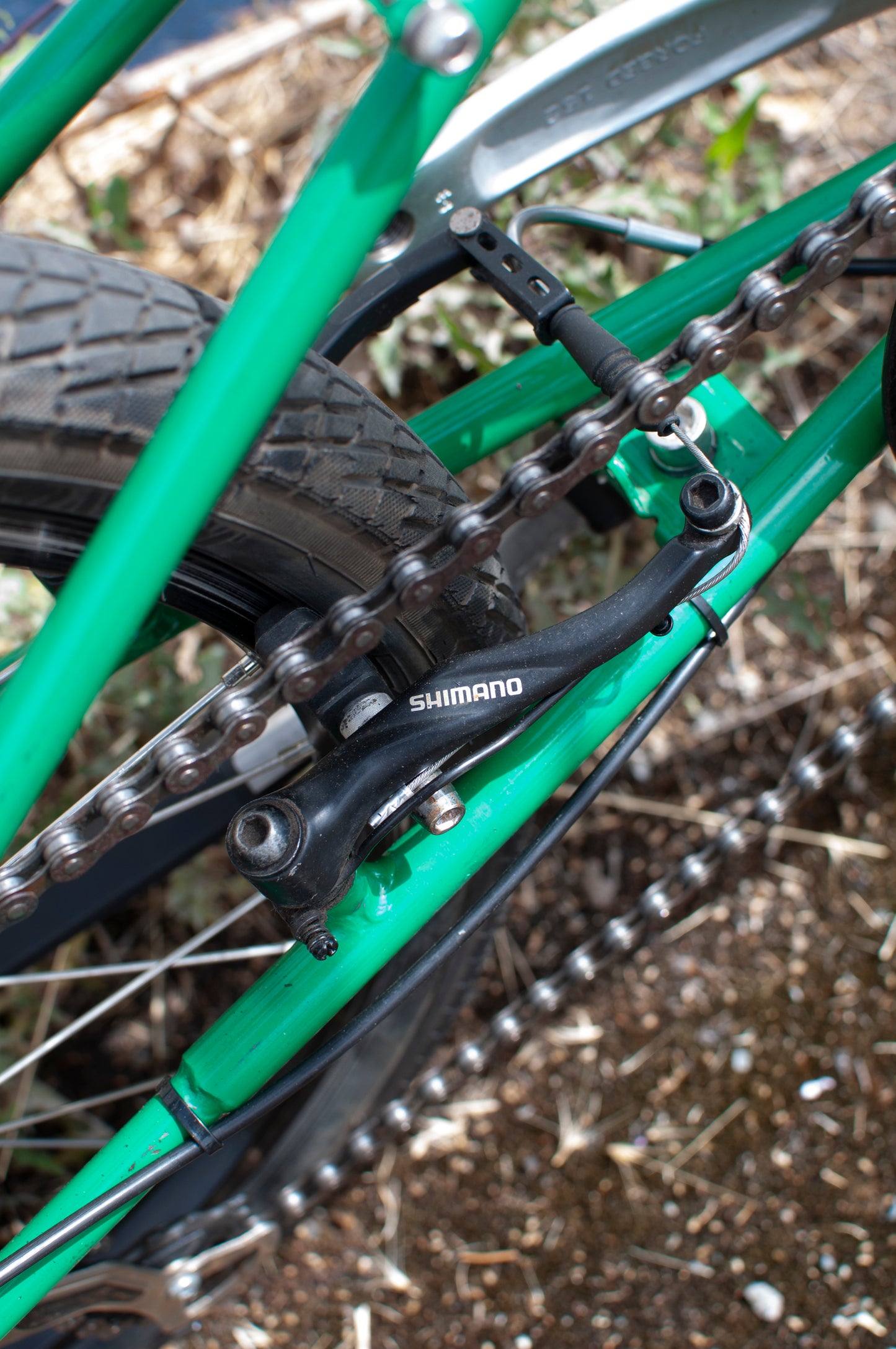 Bike Friday OSATA adjustable size mini velo, green, made in Eugene, OR