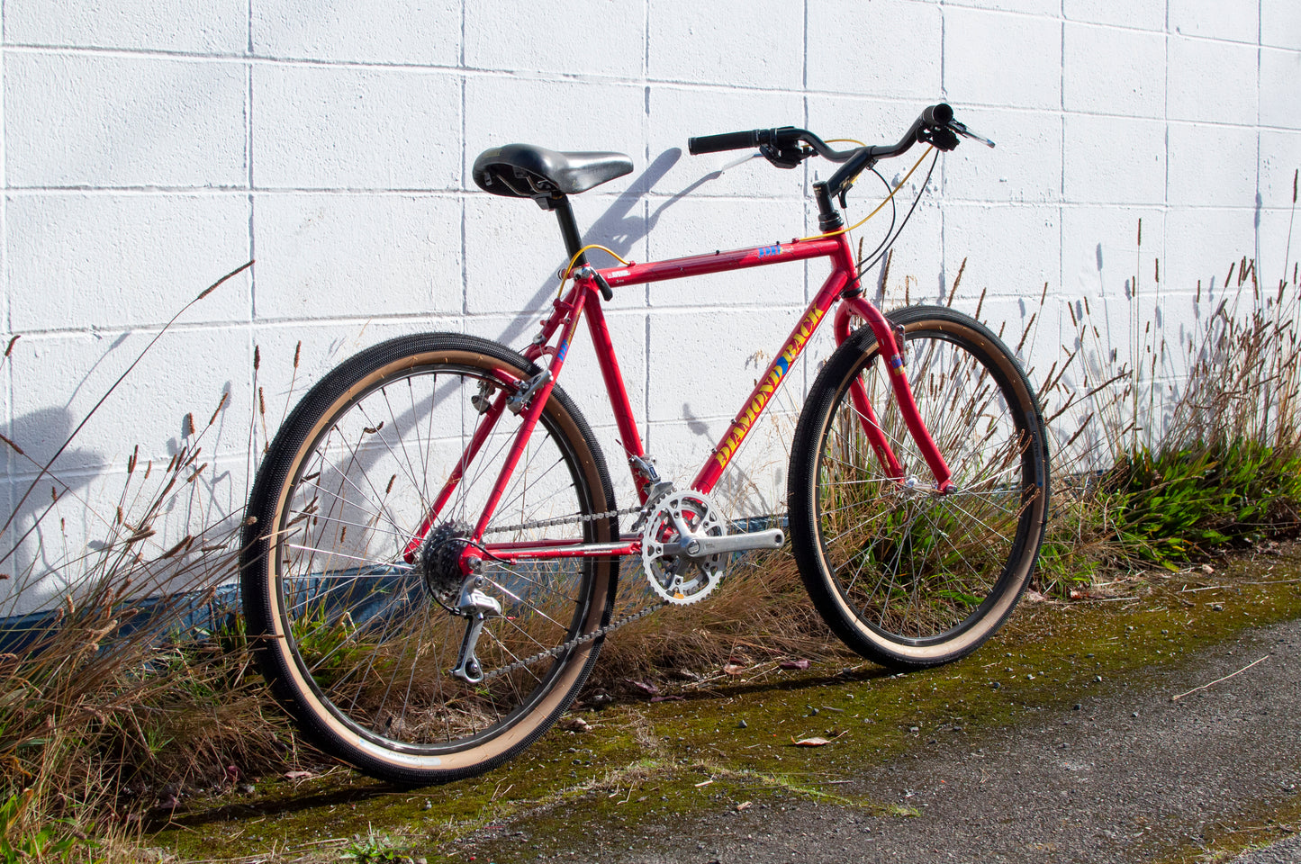 90s Diamondback DB Apex All Terrain Bike, Red, Yellow & Blue, 45cm/Small-Medium