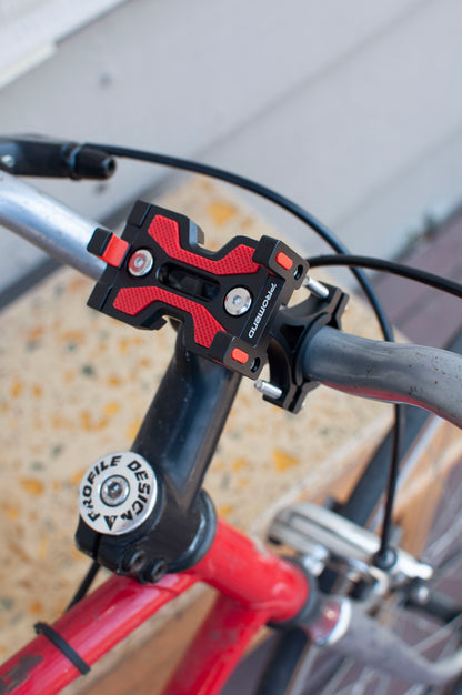 Bicycle Cellphone Holder, black & red