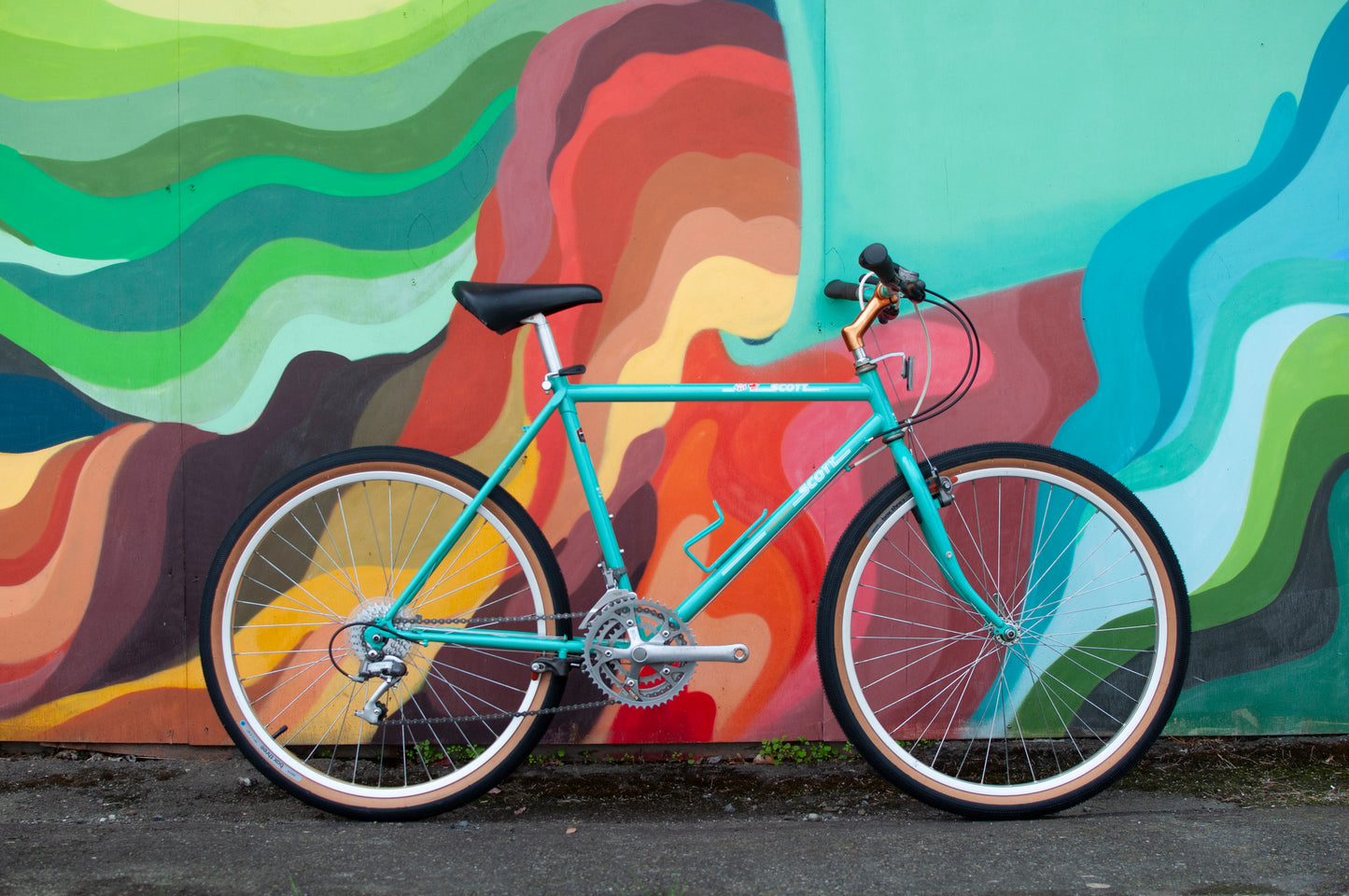 90s Scott US Ski Team Sawtooth All Terrain Bike, Teal, 47cm/Small