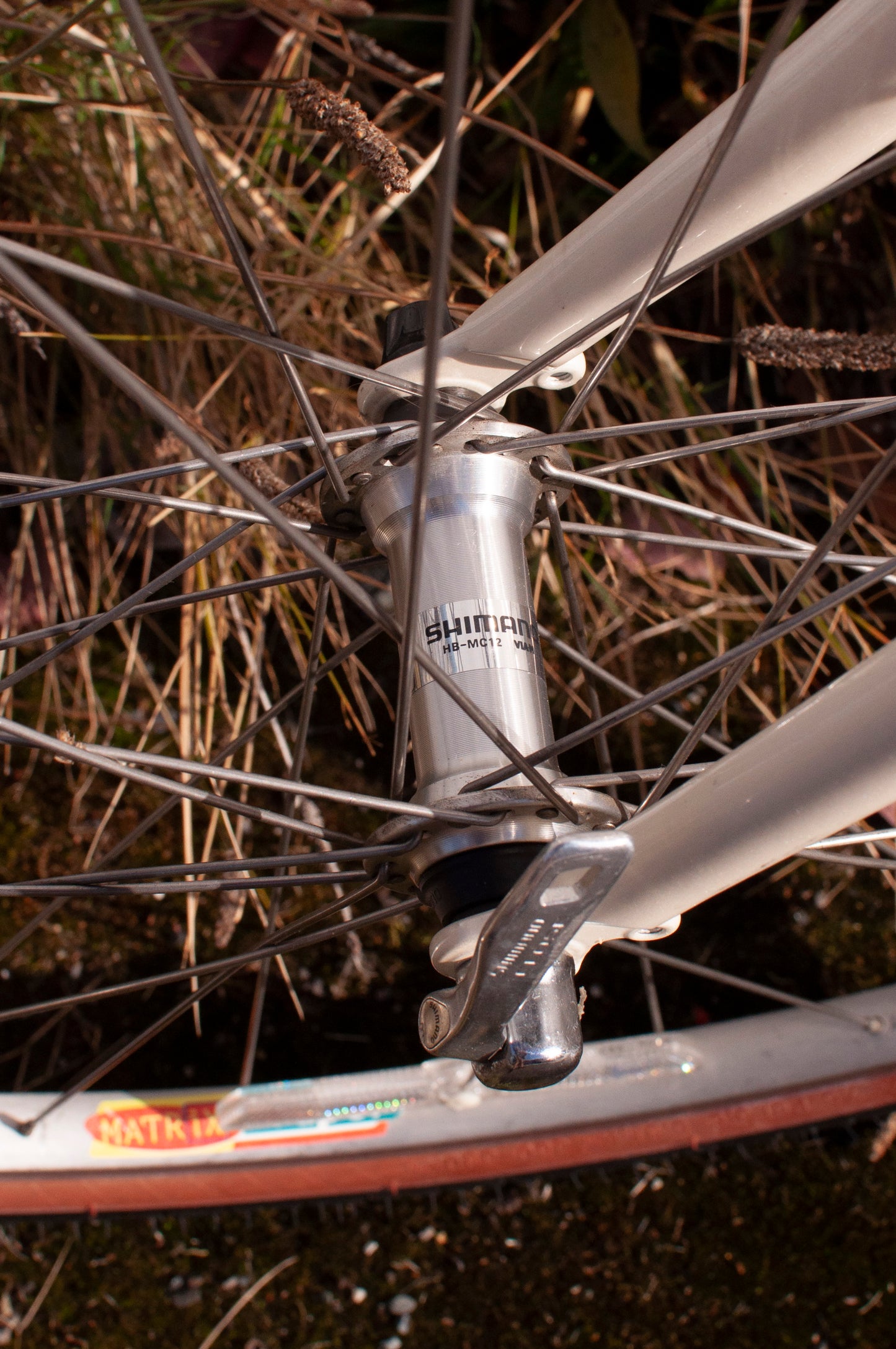 90s Trek 730 Multitrack Steel Hybrid bike, Pearl White & Navy Blue, 39cm/XS