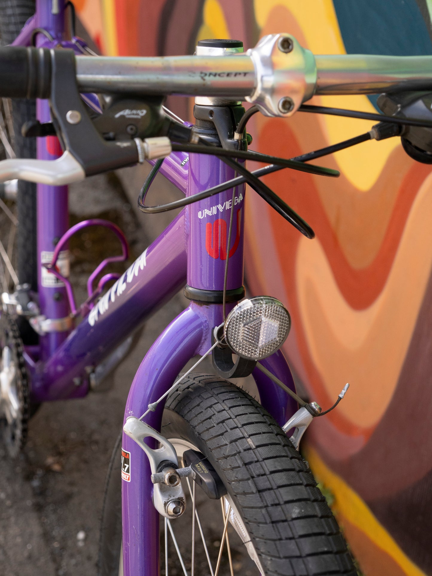 Univega Aluminum 701 All-Terrain Bike, purple, 43cm/XS