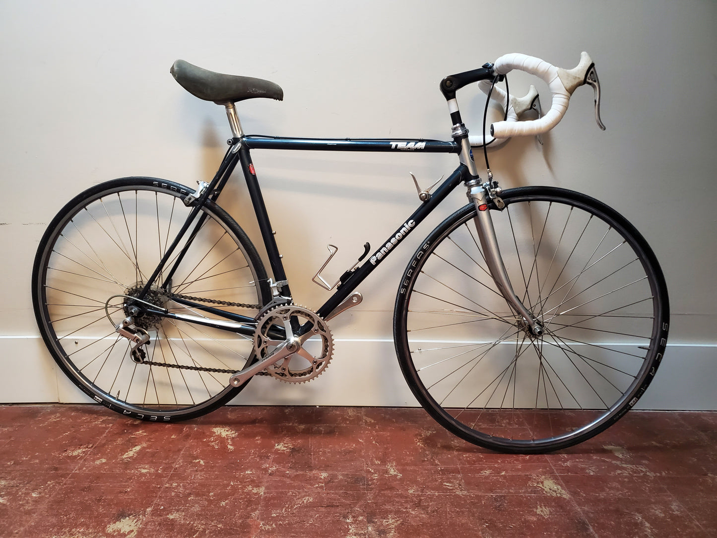 Panasonic Team, 54 cm Vintage Road Bike, Dark Grey