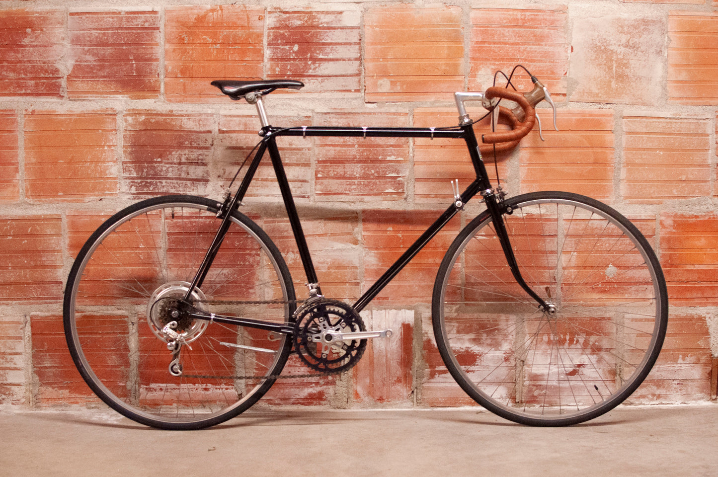 Sekai Vintage Road Bike, Black, 62cm