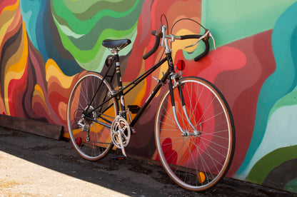 Takara Mixte Vintage Road Bike, Black, 19 in