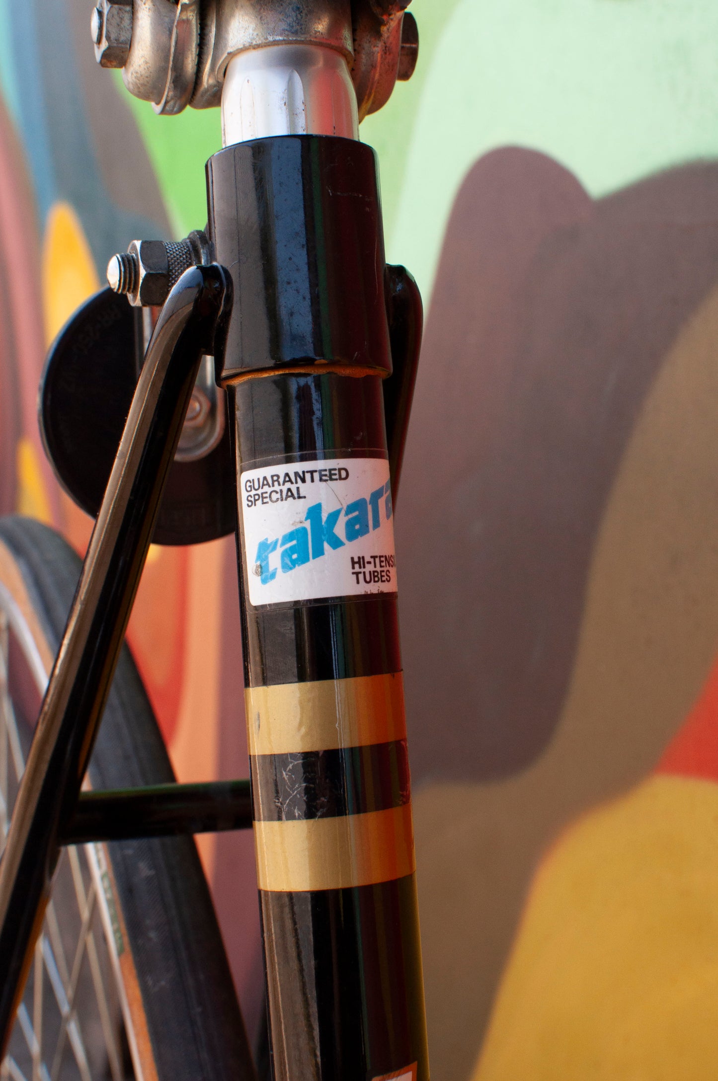 Takara Mixte Vintage Road Bike, Black, 19 in
