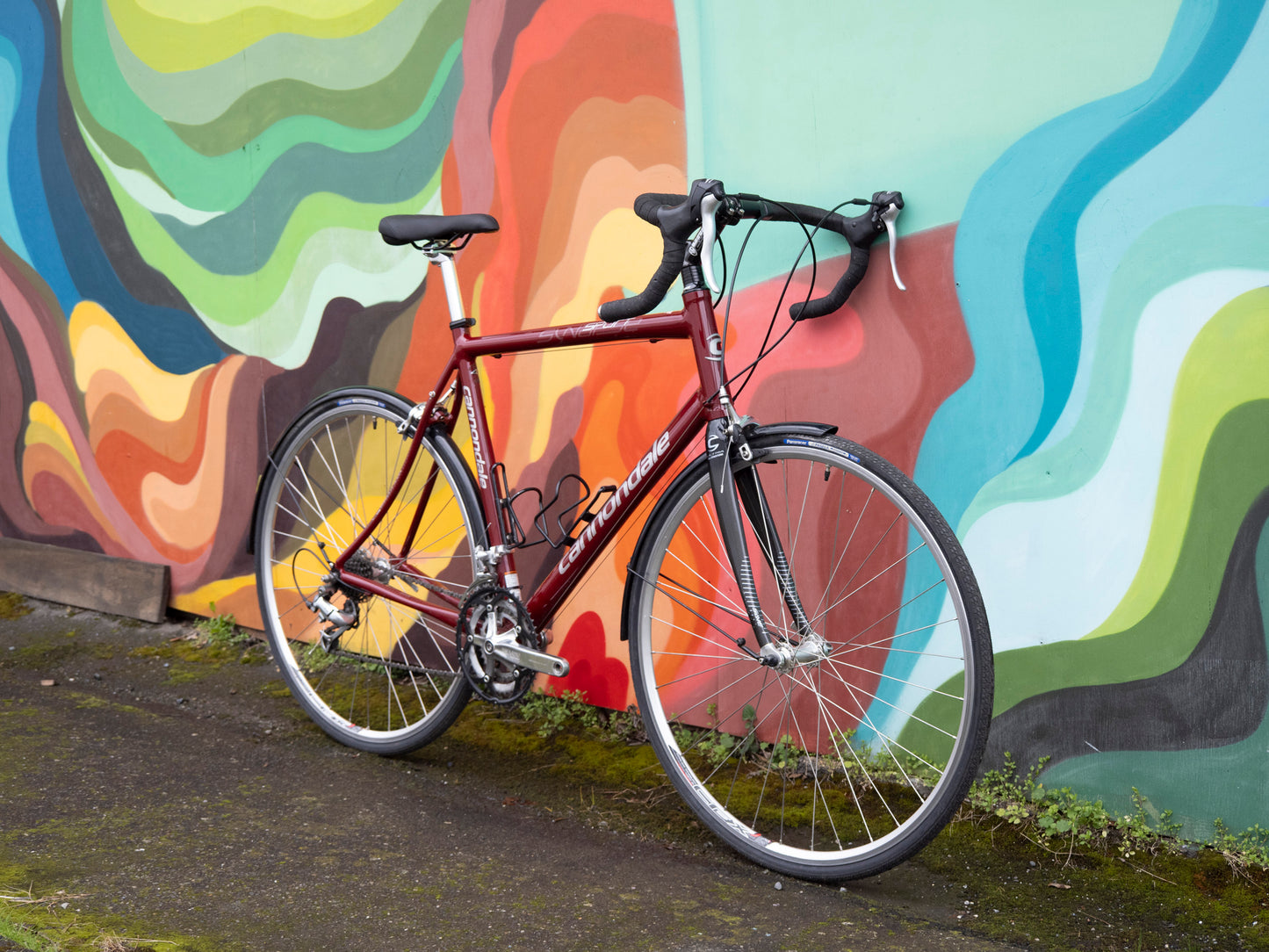 2007 Cannondale Synapse Sport 4, Aluminum and Carbon Road Bike, 57cm/LG, Velvet Red