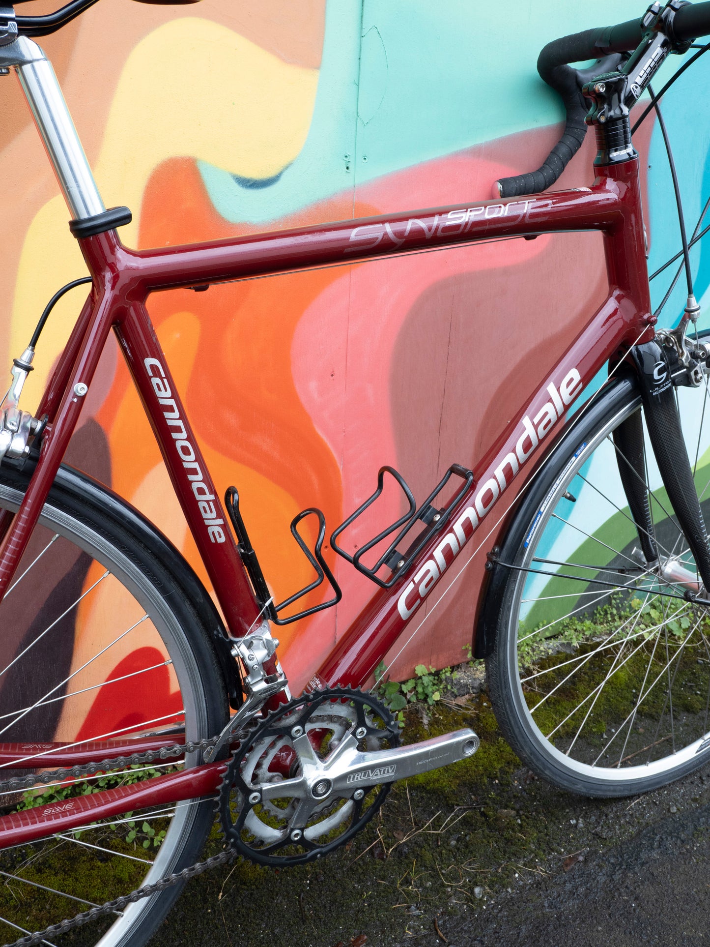2007 Cannondale Synapse Sport 4, Aluminum and Carbon Road Bike, 57cm/LG, Velvet Red