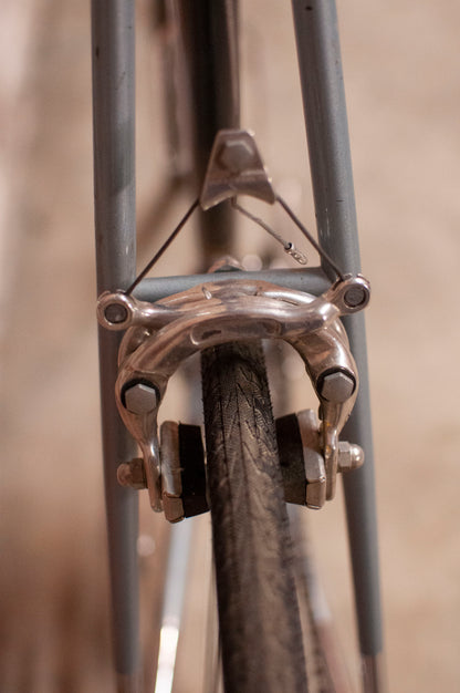 Panasonic DX-4000 Vintage Road Bike, 64 cm, Silver & Black