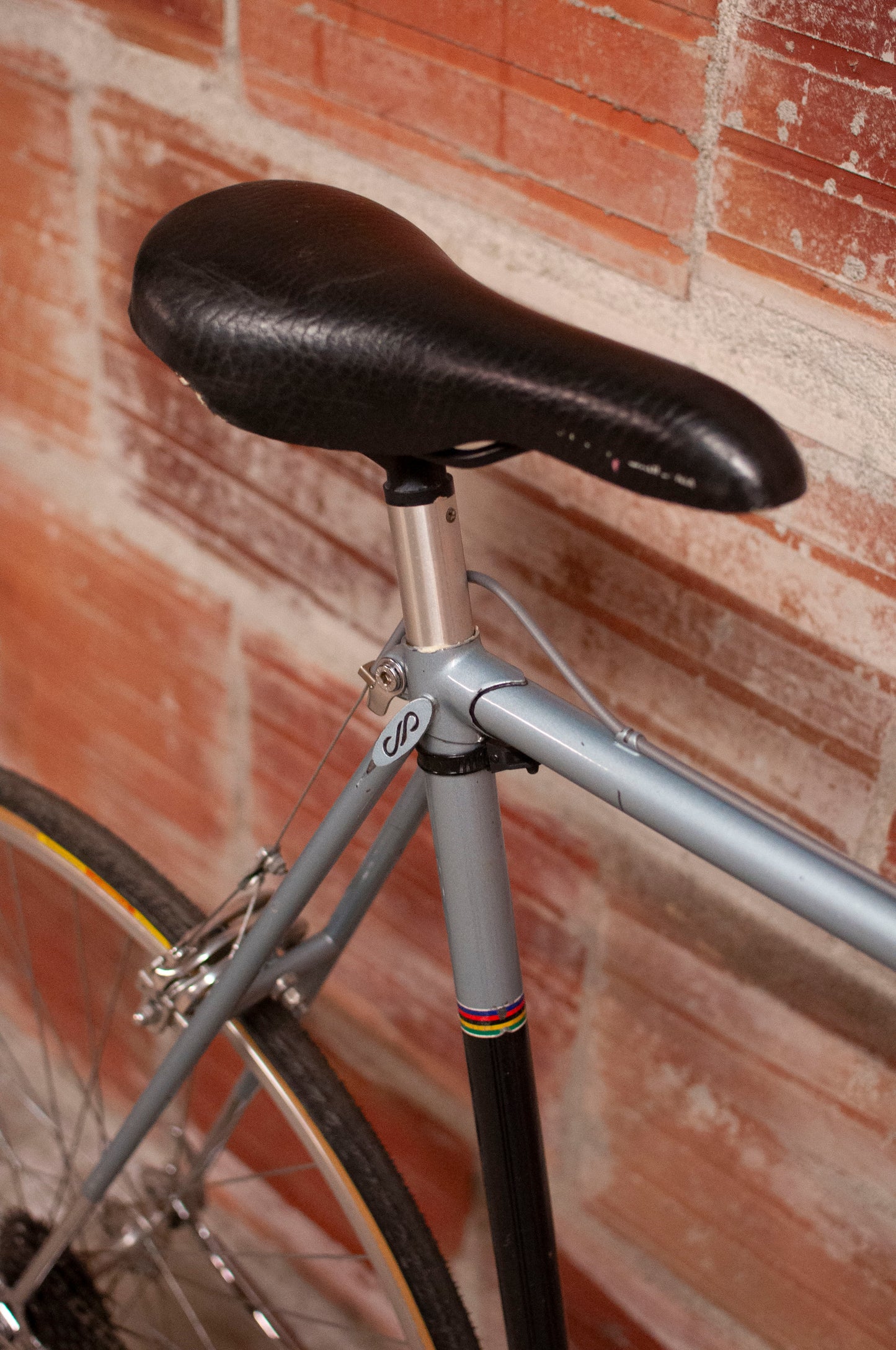Panasonic DX-4000 Vintage Road Bike, 64 cm, Silver & Black
