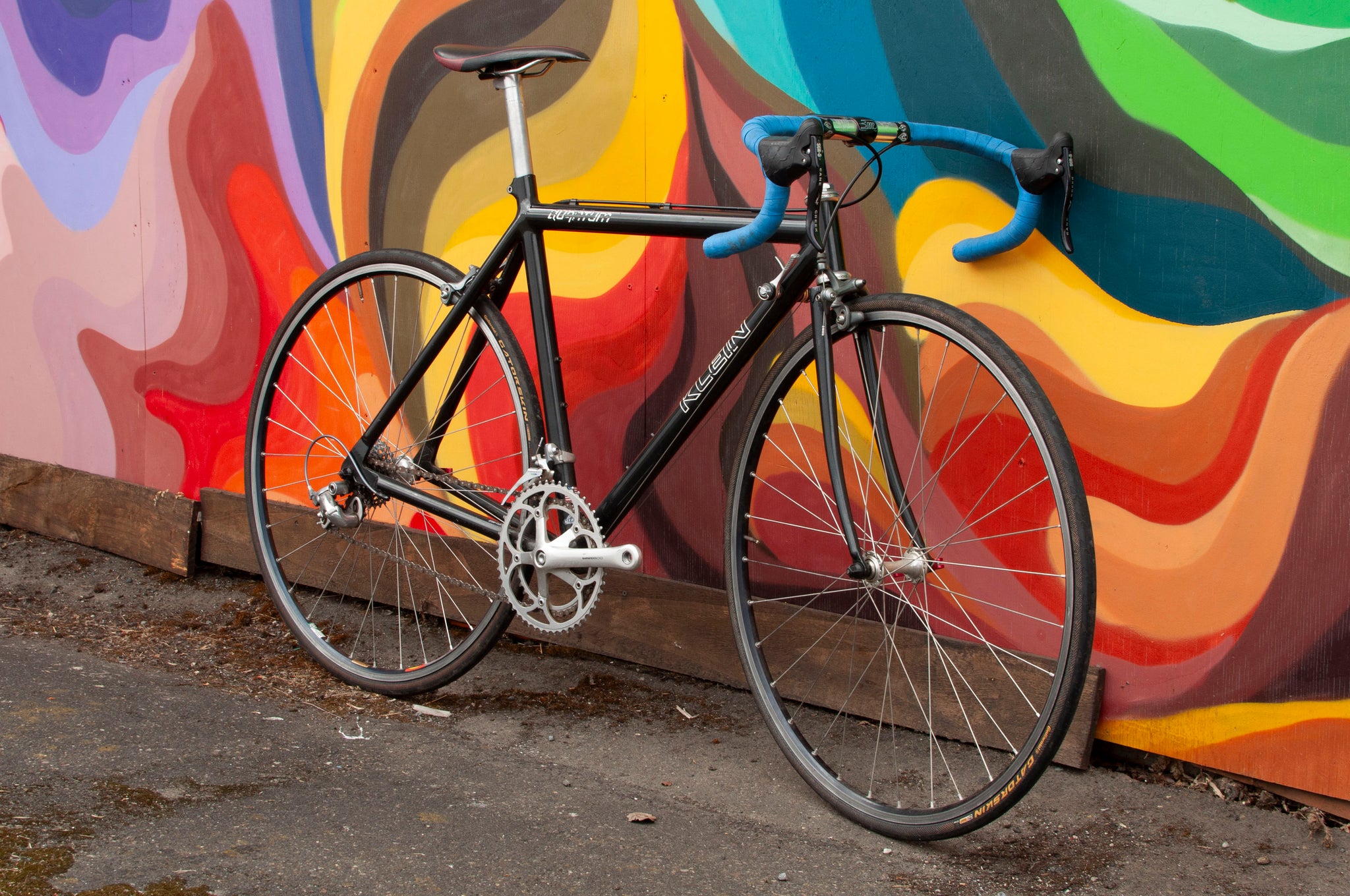 Klein Quantum Road Bike, Black Cycle & Coffee