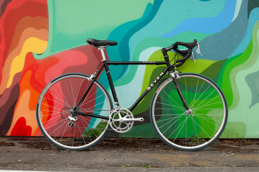 Seven Axiom 51cm Steel Road Bike, Black