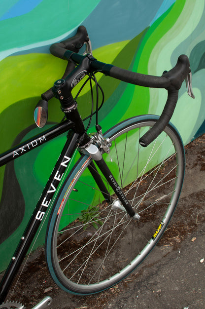Seven Axiom 51cm Steel Road Bike, Black