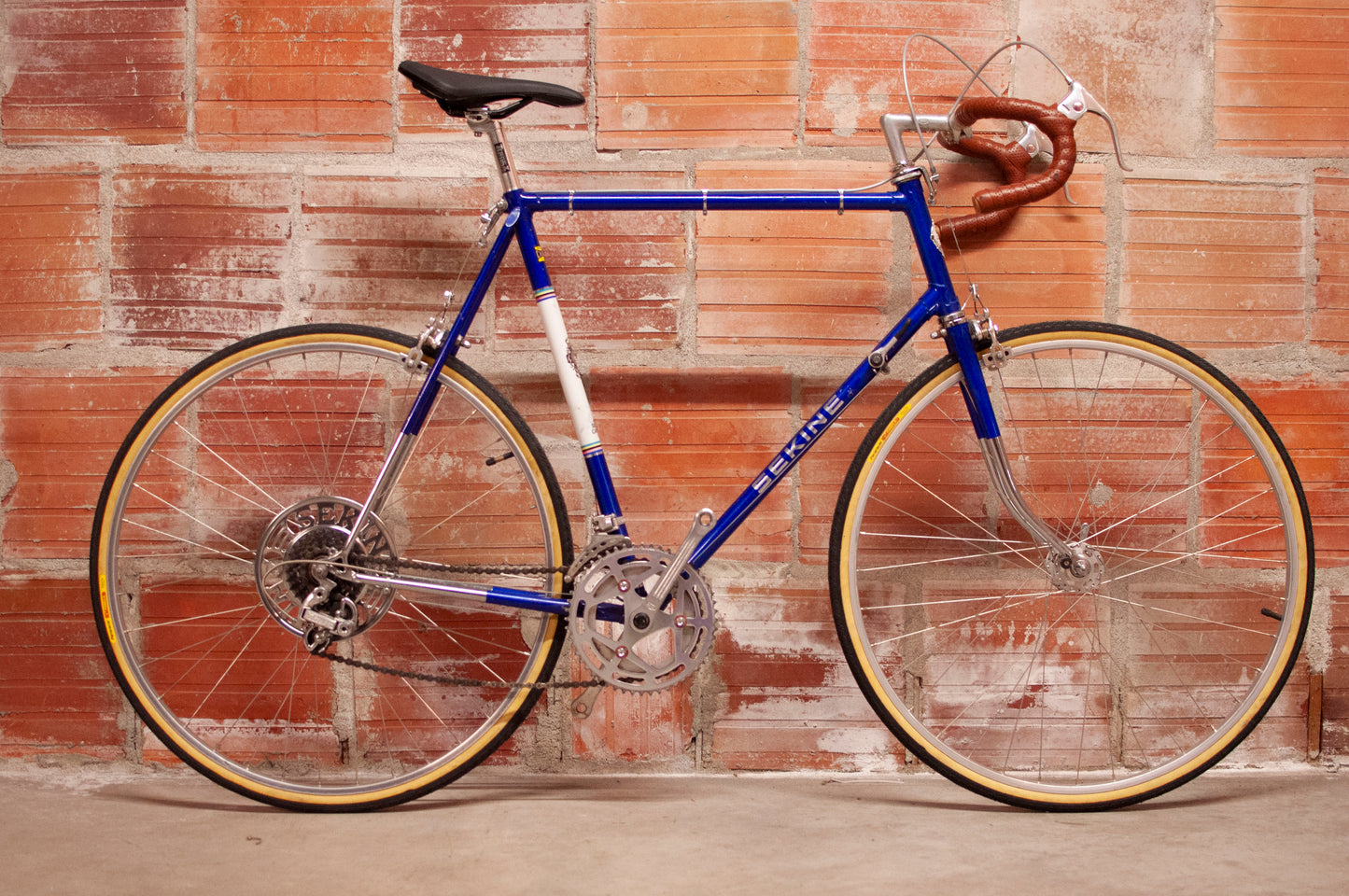 Sekine Vintage Road Bike, Blue, 62 cm